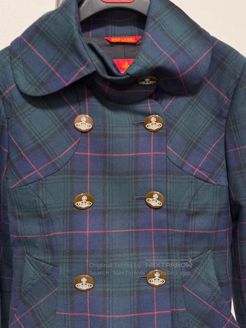 Vivienne Westwood Vivienne Westwood Vintage second-hand checkered double-bre Size S / US 4 / IT 40 - 5 Thumbnail