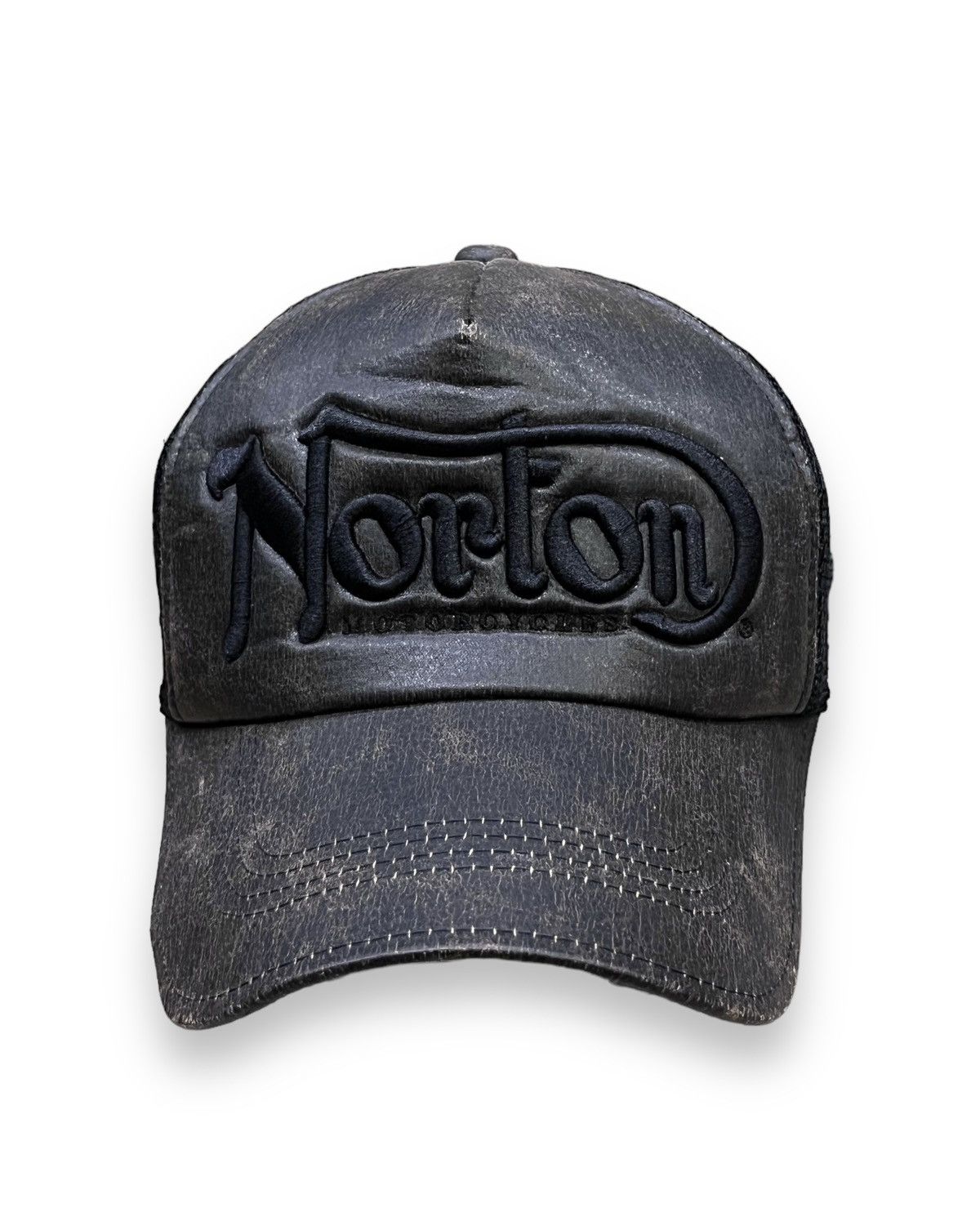 Norton 🔥Vintage 90’s NORTON MOTORCYCLES Good Oldies Trucker Hat Size ONE SIZE - 2 Thumbnail