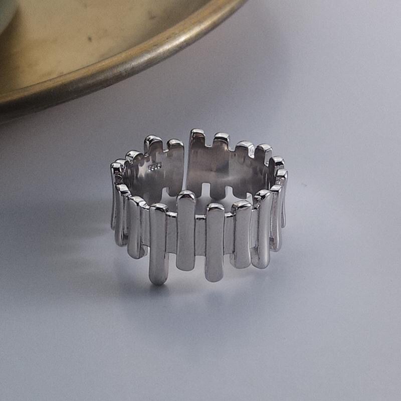 Jewelry Vintage Jewelry Rings Open Size Chrome Ring (Size 7-13) Size ONE SIZE - 2 Thumbnail