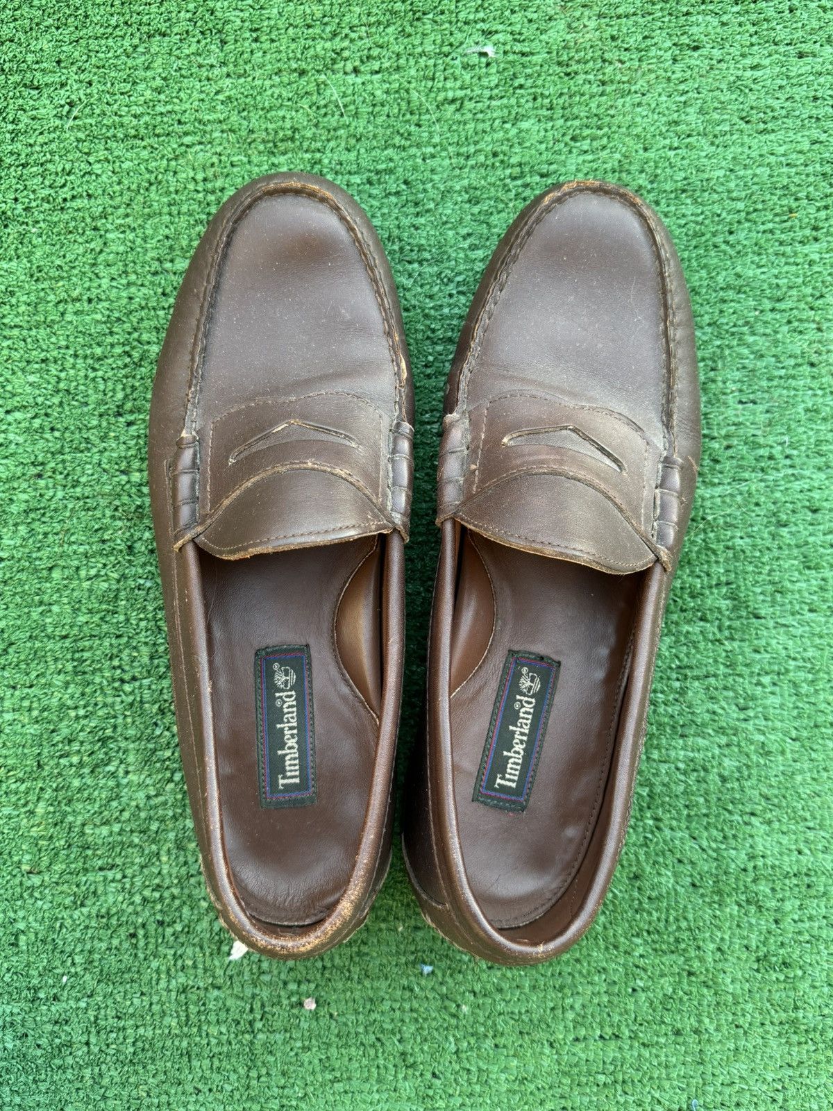 Timberland Brown leather Timberland Loafers Size US 10 / IT 40 - 1 Thumbnail