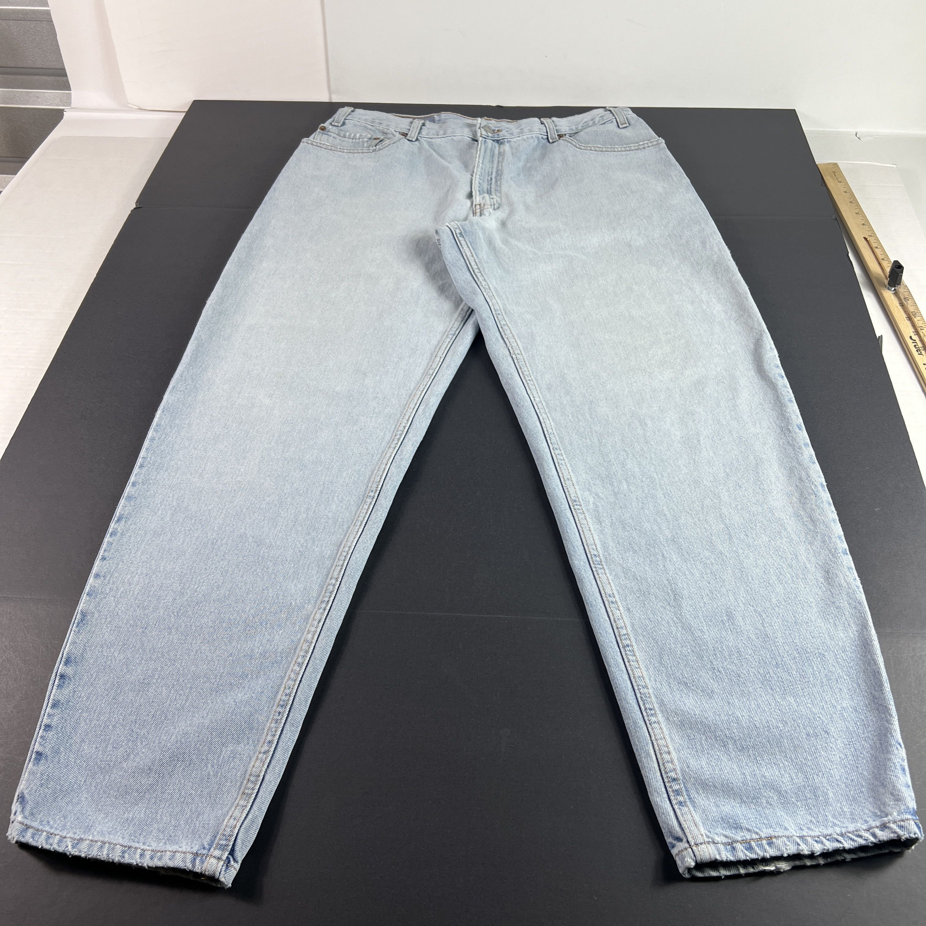 Levi's Y2K Levi's Jeans 560 Loose Tapered Blue Faded Cotton Denim Size US 35 - 1 Thumbnail