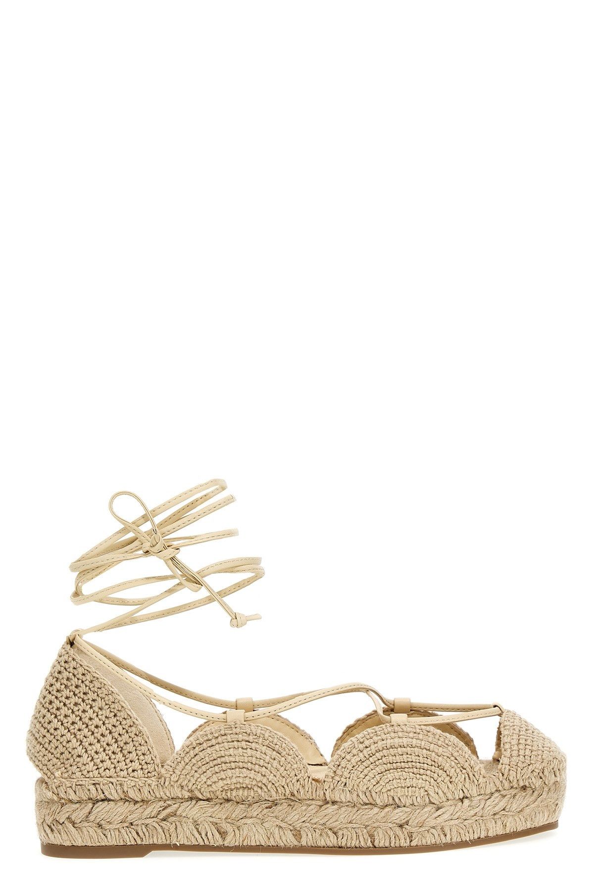image of Loewe 'solar' Capsule Paula's Ibiza Espadrilles Shoes in Beige, Women's (Size 7)