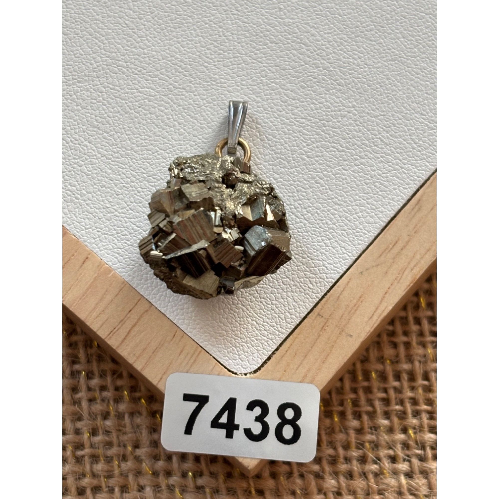 Other Pyrite Gemstone Pendant With Silver Loop Size ONE SIZE - 6 Thumbnail