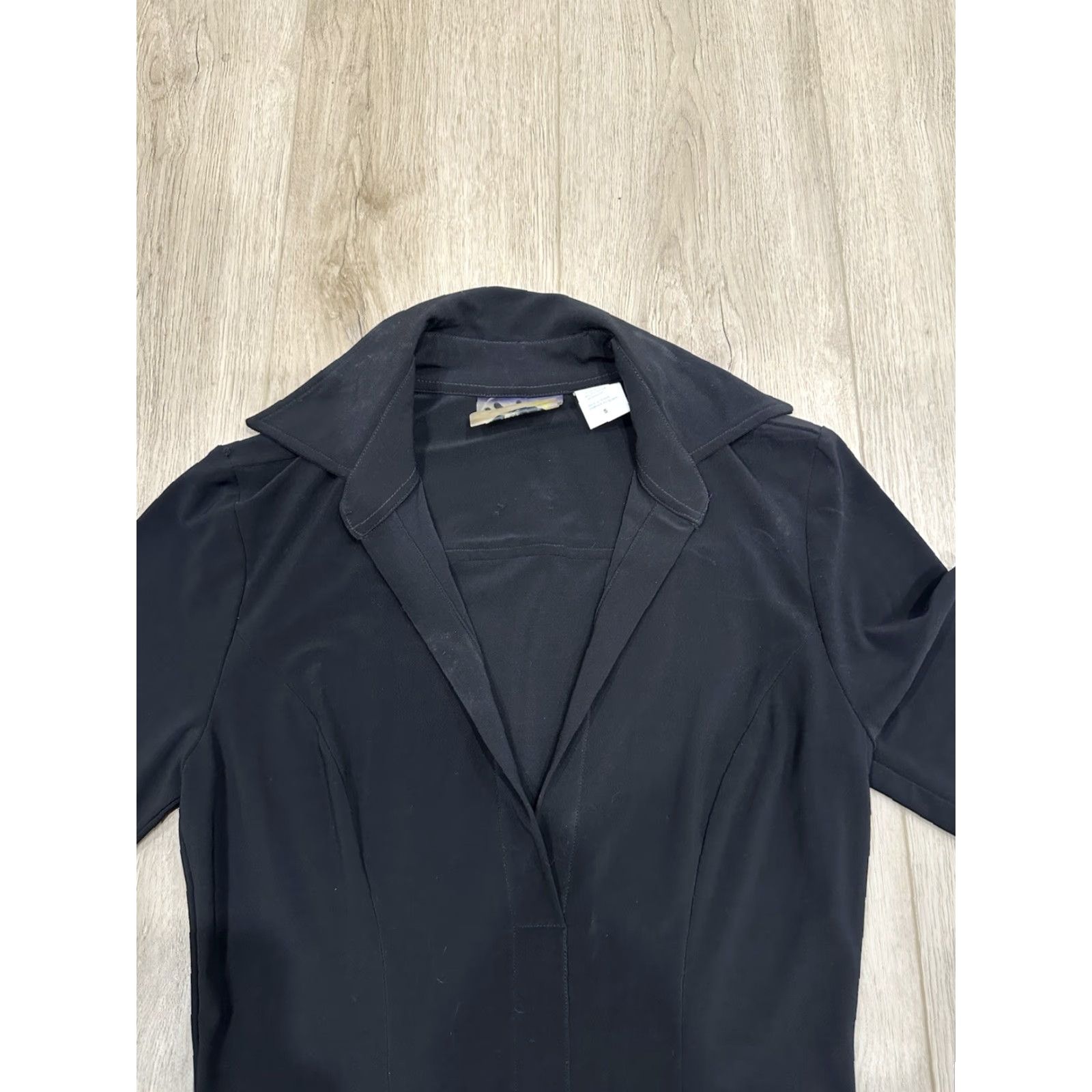 Everlast VINTAGE Norma Kamali x Everlast Dress Women Long Sleeve Black Size S (Small) Size S / US 4 / IT 40 - 7 Thumbnail