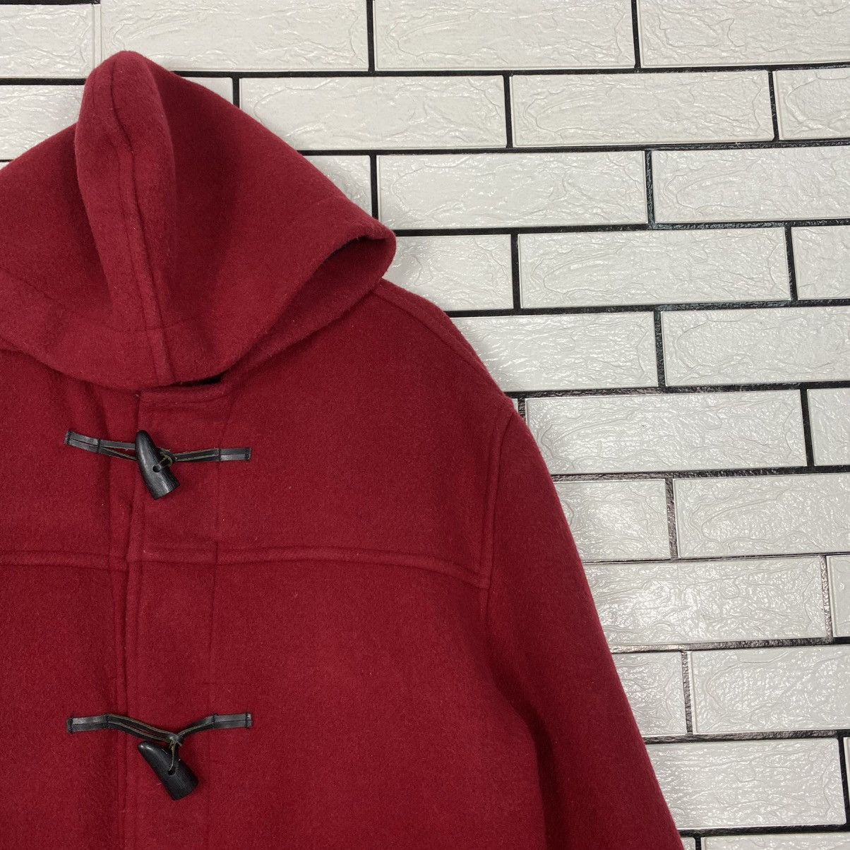 Burberry 🔥VINTAGE DUFFLE WOOL JACKET BURBERRYS CHECK TARTAN BLANKET Size US M / EU 48-50 / 2 - 8 Thumbnail