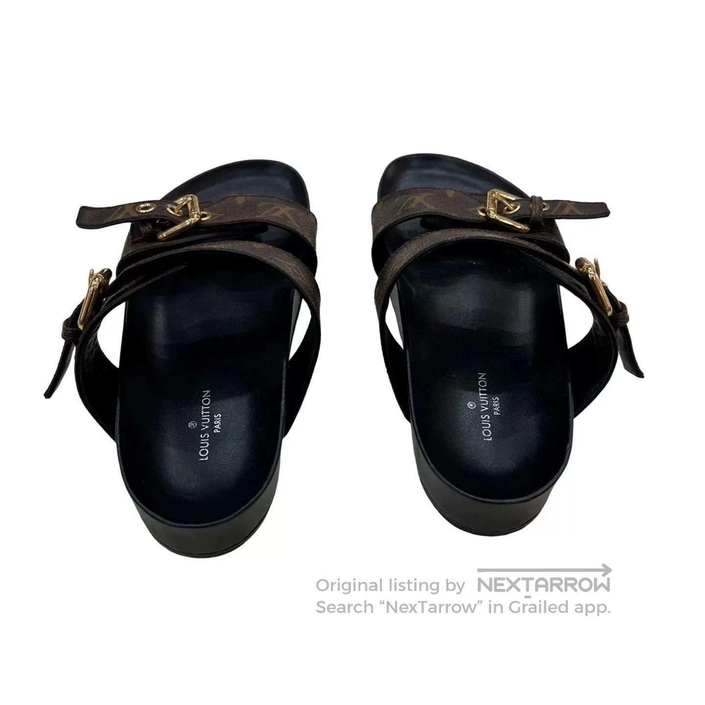Louis Vuitton Louis Vuitton Monogram Slippers. Size US 4 / IT 34 - 3 Thumbnail