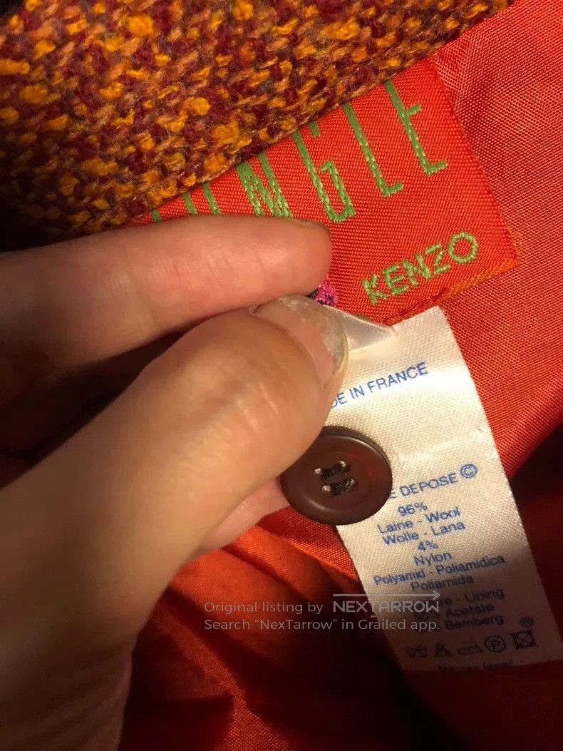 Kenzo Kenzo 80s Vintage Frog Button Suit. Size US M / EU 48-50 / 2 - 9 Thumbnail