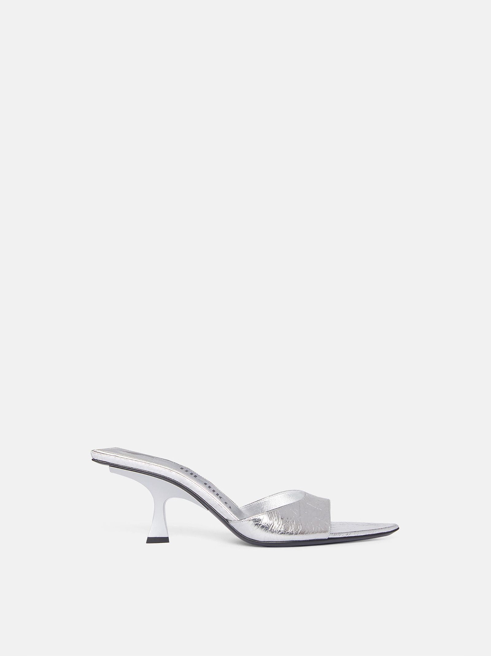 The Attico o1mle0526 Bes Mini Mules in Silver Size US 8 / IT 38 - 1 Thumbnail