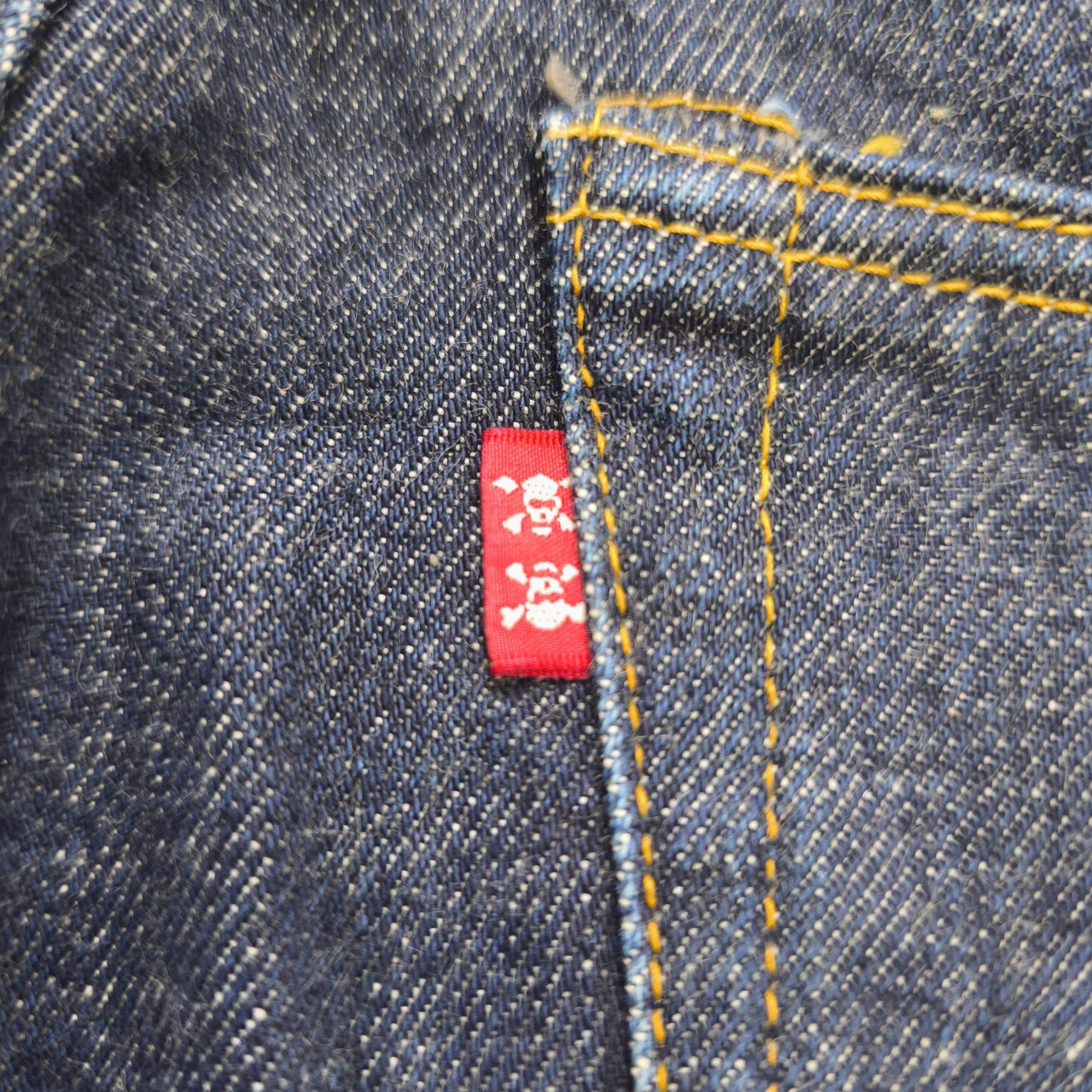 If Six Was Nine × Japanese Brand 🔥 FLARE 🔥 Alchemist Fab Four & Co Skull Denim Size US 32 / EU 48 - 9 Thumbnail