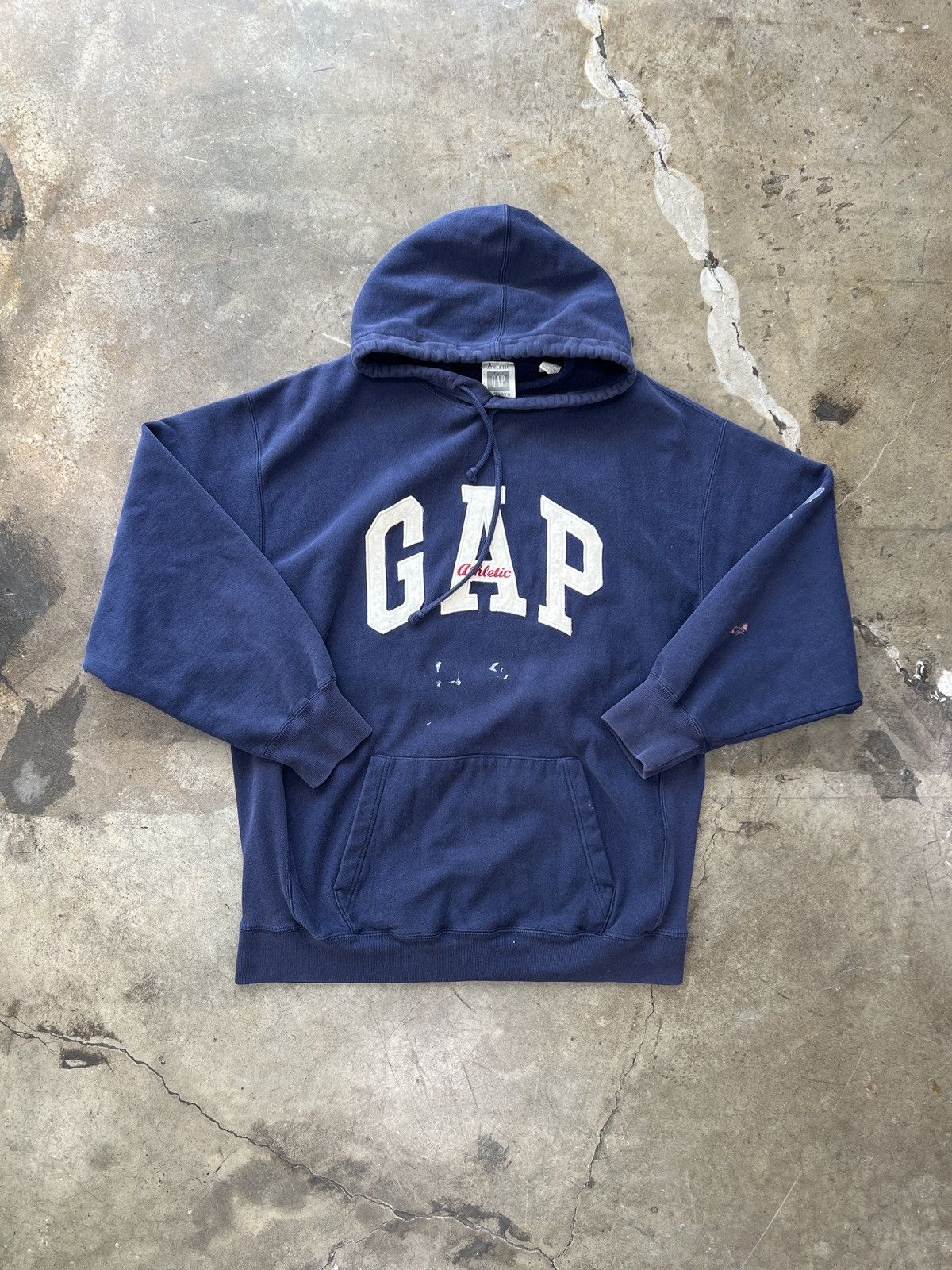 Gap Vintage Y2k GAP Varsity Logo Hoodie XL Size US XL / EU 56 / 4 - 2 Thumbnail