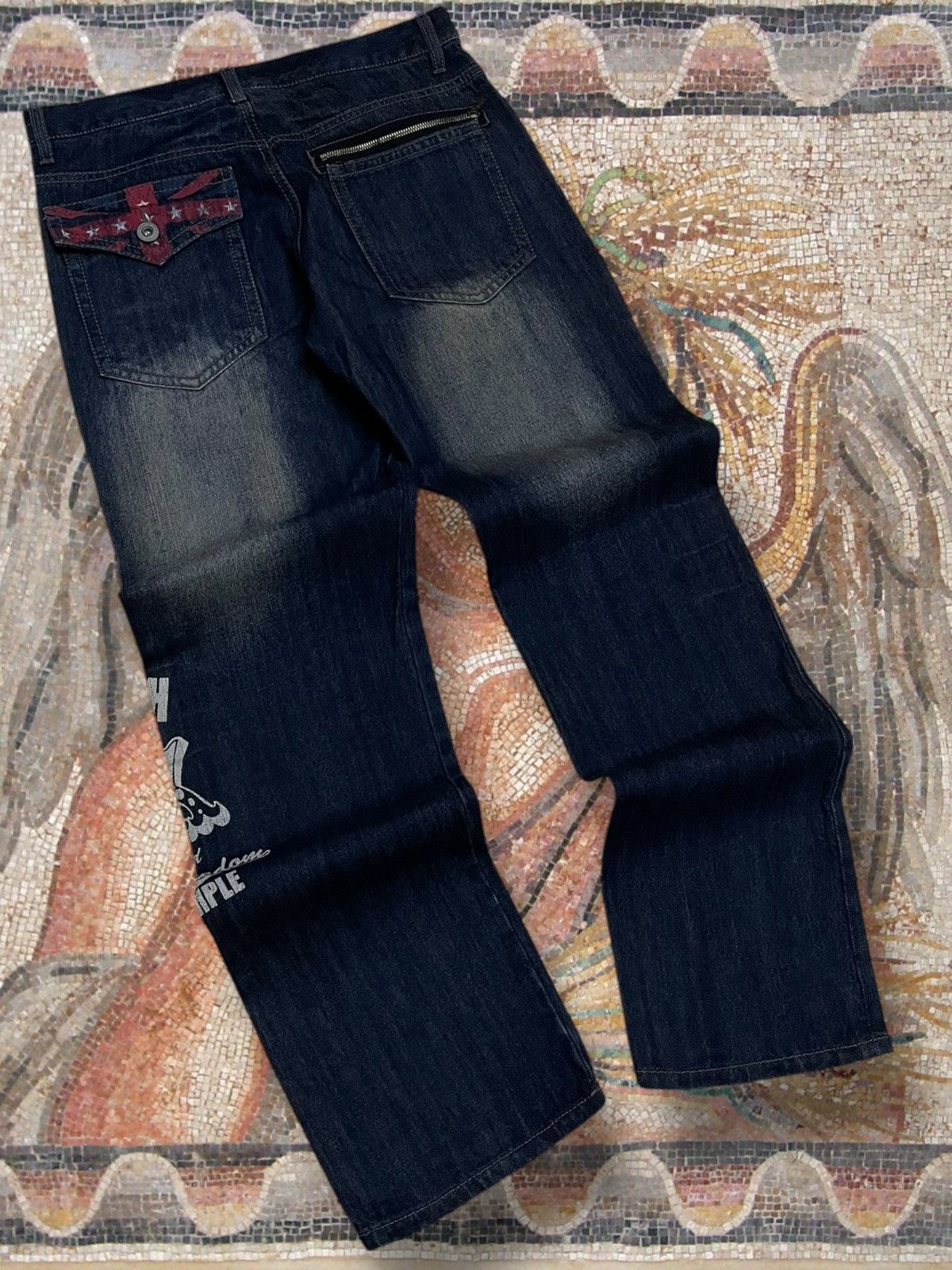 Hysteric Glamour Vintage Og 90s Designer Japan Back & Forth Distressed Denim Size US 31 - 10 Thumbnail