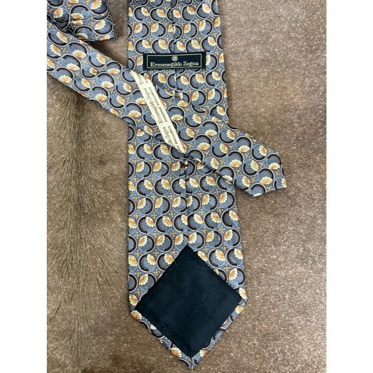 Ermenegildo Zegna Ermenegildo Zegna Daisies Silk Tie Floral Made in Italy Size ONE SIZE - 3 Thumbnail