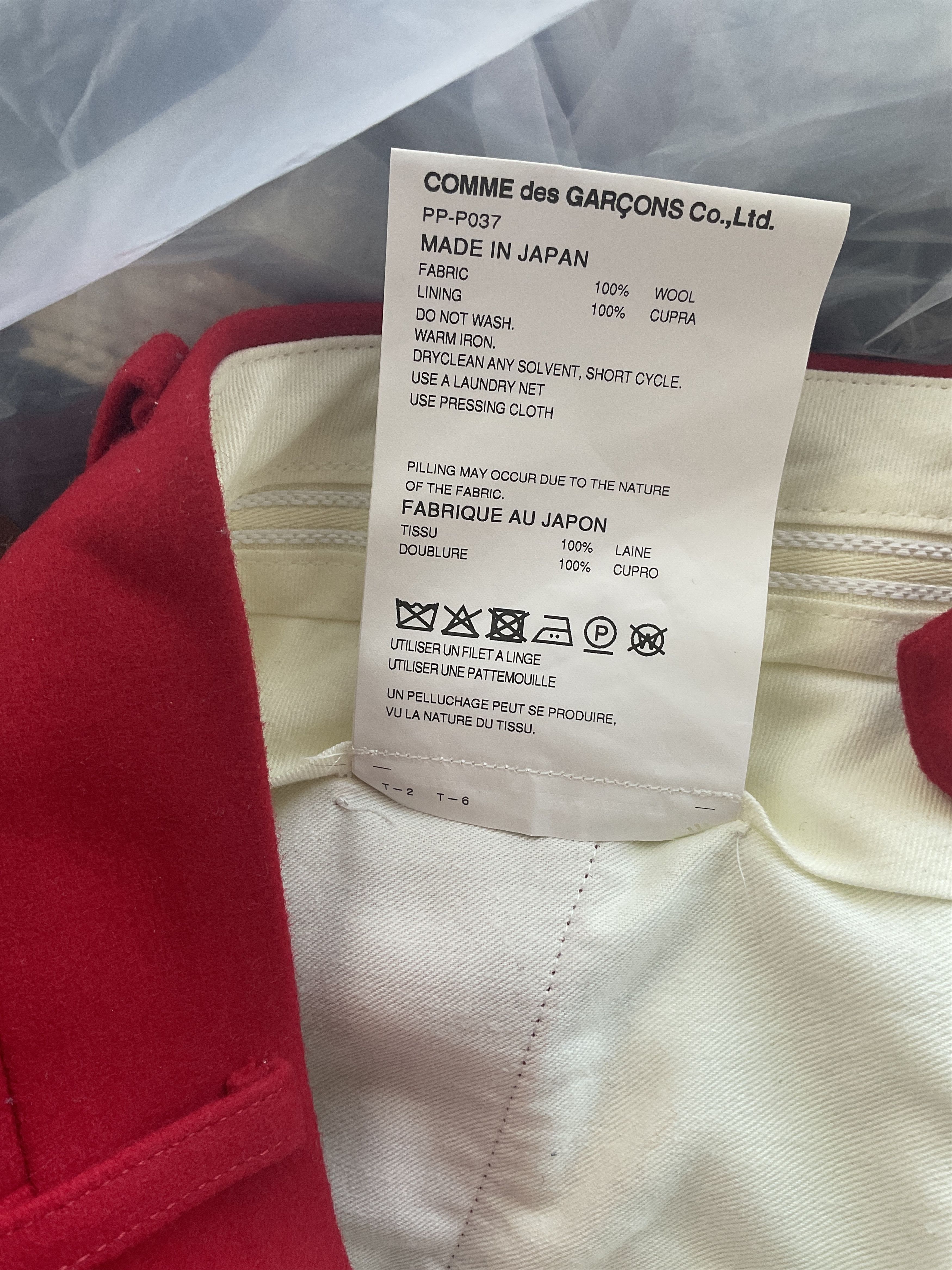 Comme des Garcons Homme Plus COMME DES GARÇONS HOMME PLUS WOOL PLEATED FLANNEL SHORTS Size US 34 / EU 50 - 9 Thumbnail