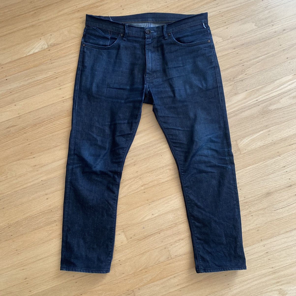 image of Matias Sol “Runn” Semi Raw Denim in Indigo, Men's (Size 33)