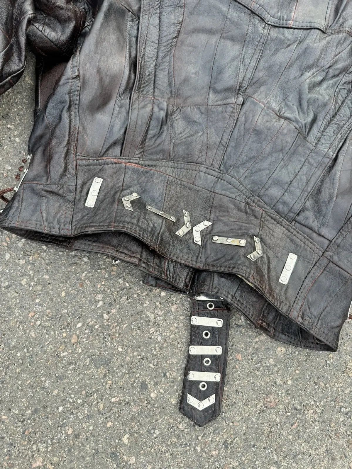 Vintage Vintage 80s Dr. Martens Style Leather Moto Bomber Opium Size US L / EU 52-54 / 3 - 9 Thumbnail