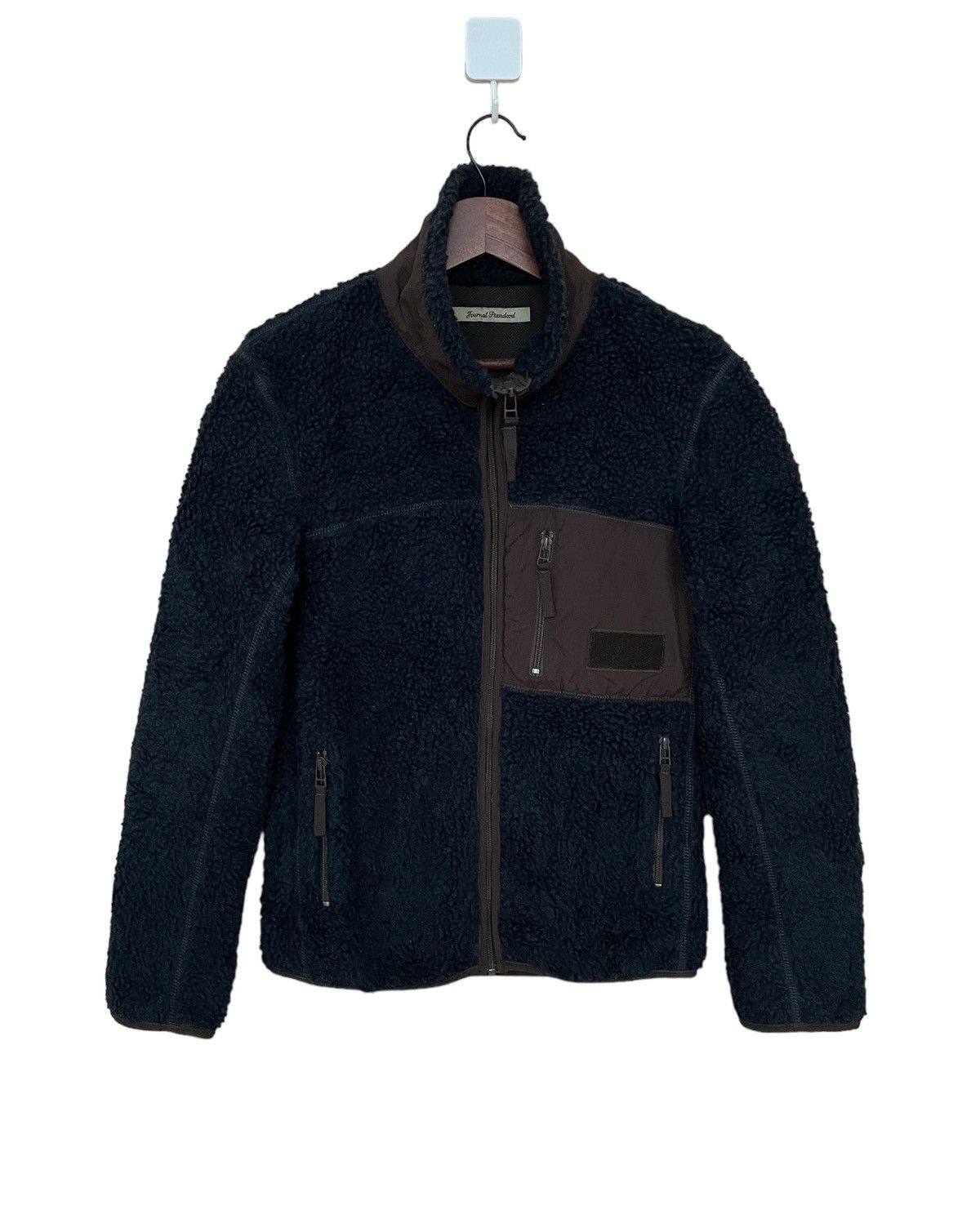 image of Journal Standard Fleece Jacket 1990S in Black, Men's (Size Large)