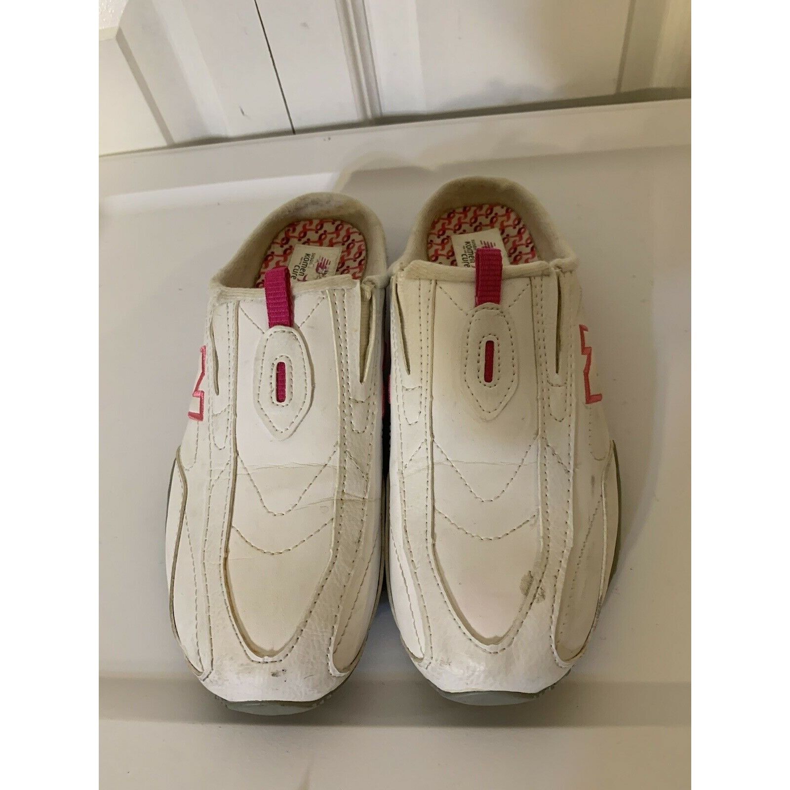 New Balance New Balance 442 Slip On Mule Women’s Sz 7.5 White Pink Size US 7.5 / IT 37.5 - 4 Thumbnail