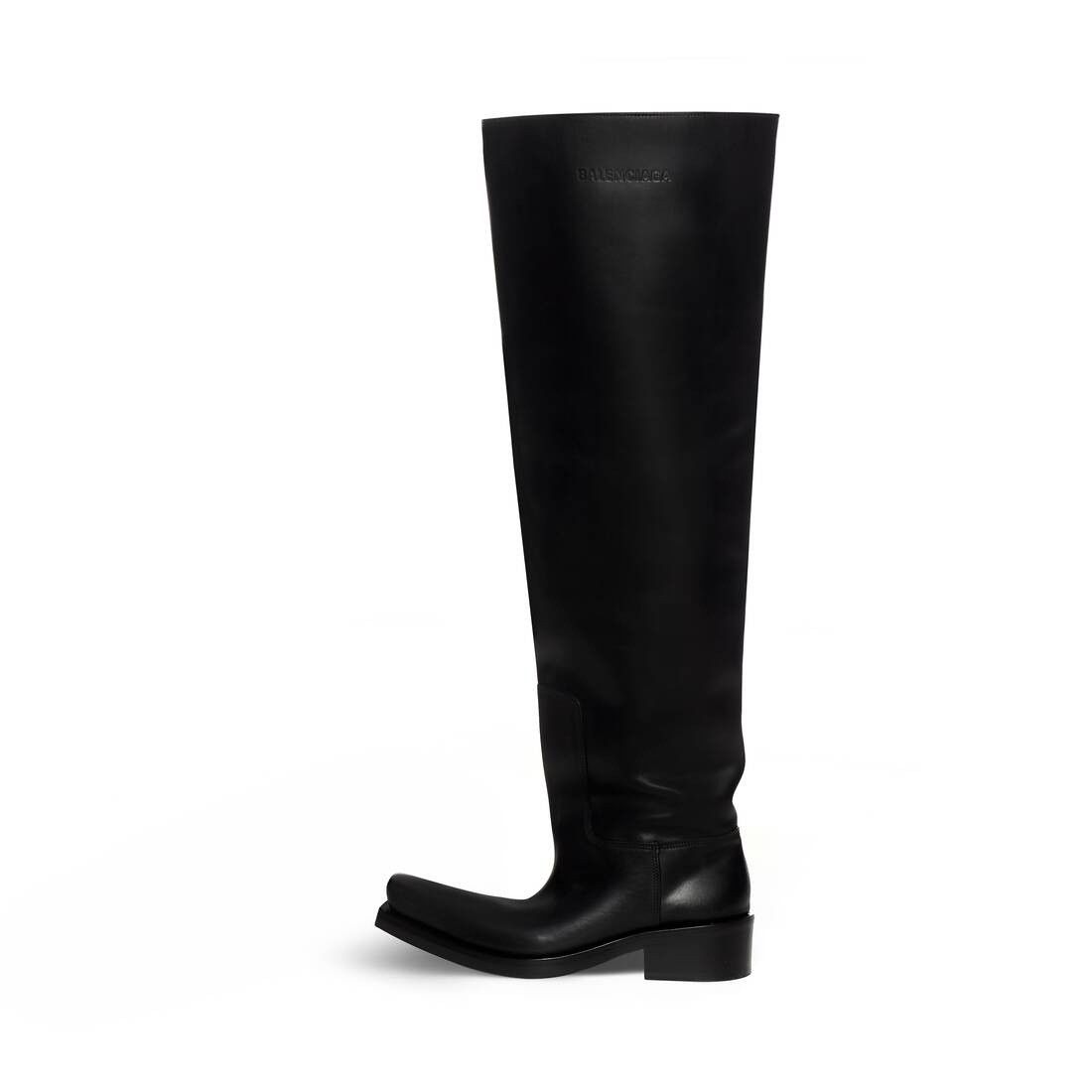 Balenciaga o1w1db10925 Santiago Over-the-Knee Boots in Black Size US 12 / EU 45 - 4 Thumbnail