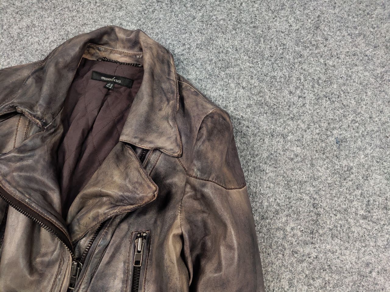Muubaa Muubaa Designer Dyed Lamb leather Rider Biker Jacket Size M / US 6-8 / IT 42-44 - 4 Thumbnail