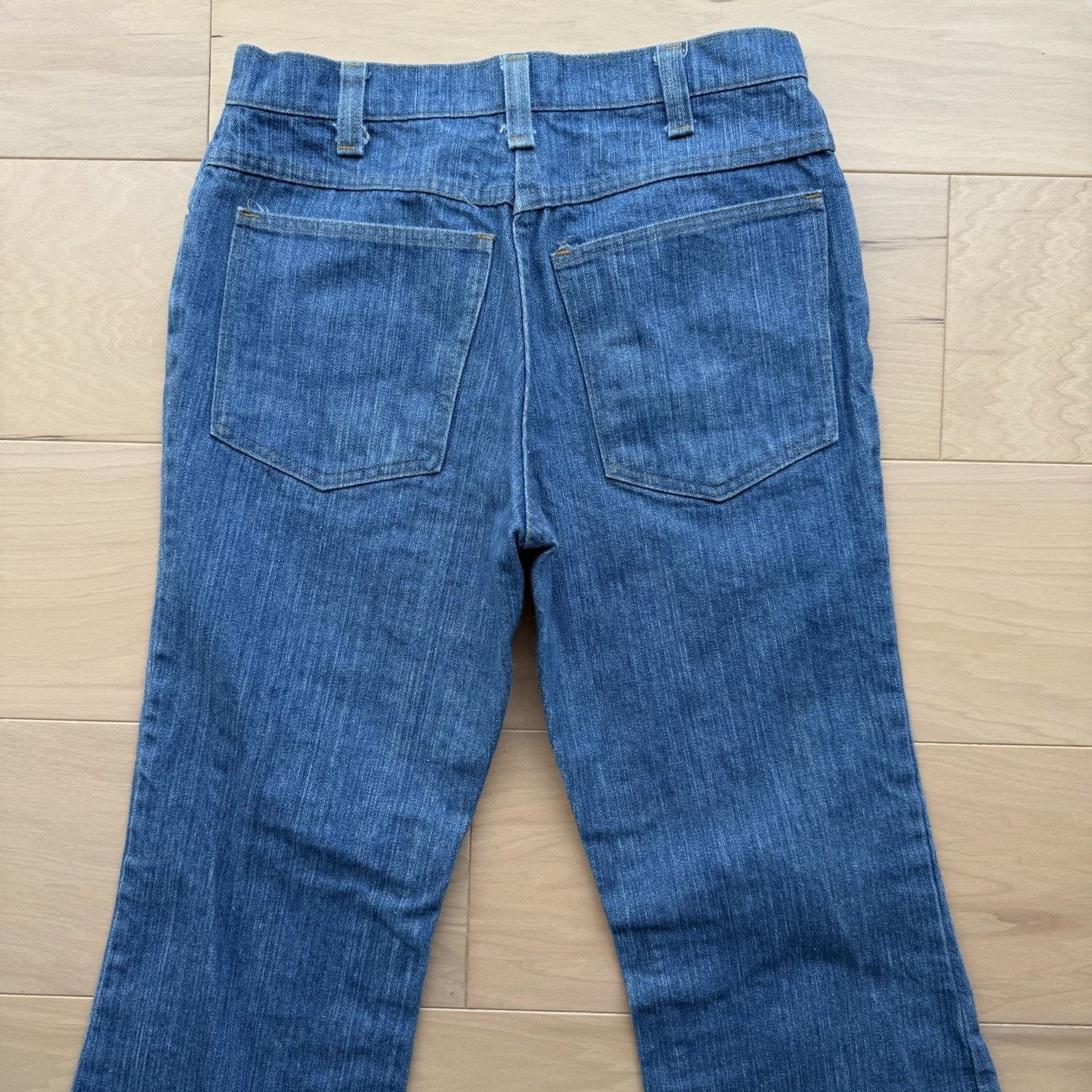 Vintage Vintage National Flare Jeans 28 Medium Wash 80s Made in USA Size 30" / US 8 / IT 44 - 8 Thumbnail
