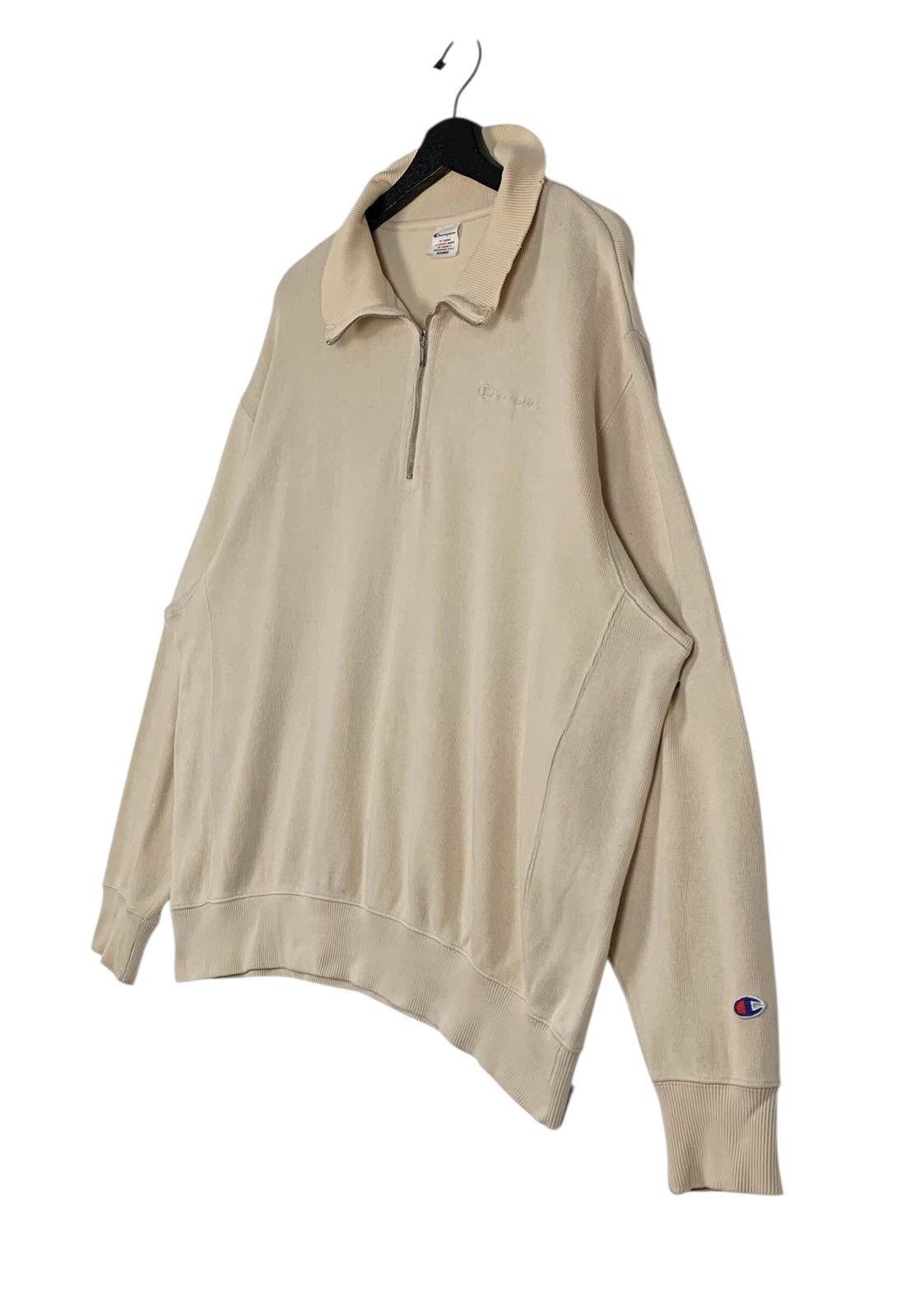 Champion × Vintage Vintage Champion Apparel halfZipper JapanesBrand Sweetshirt Size US XL / EU 56 / 4 - 6 Thumbnail