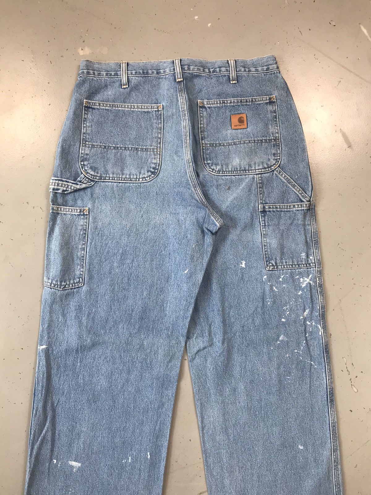 Carhartt Vintage Carhartt B13 STW painted dusty carpenter denim Size US 36 / EU 52 - 12 Thumbnail