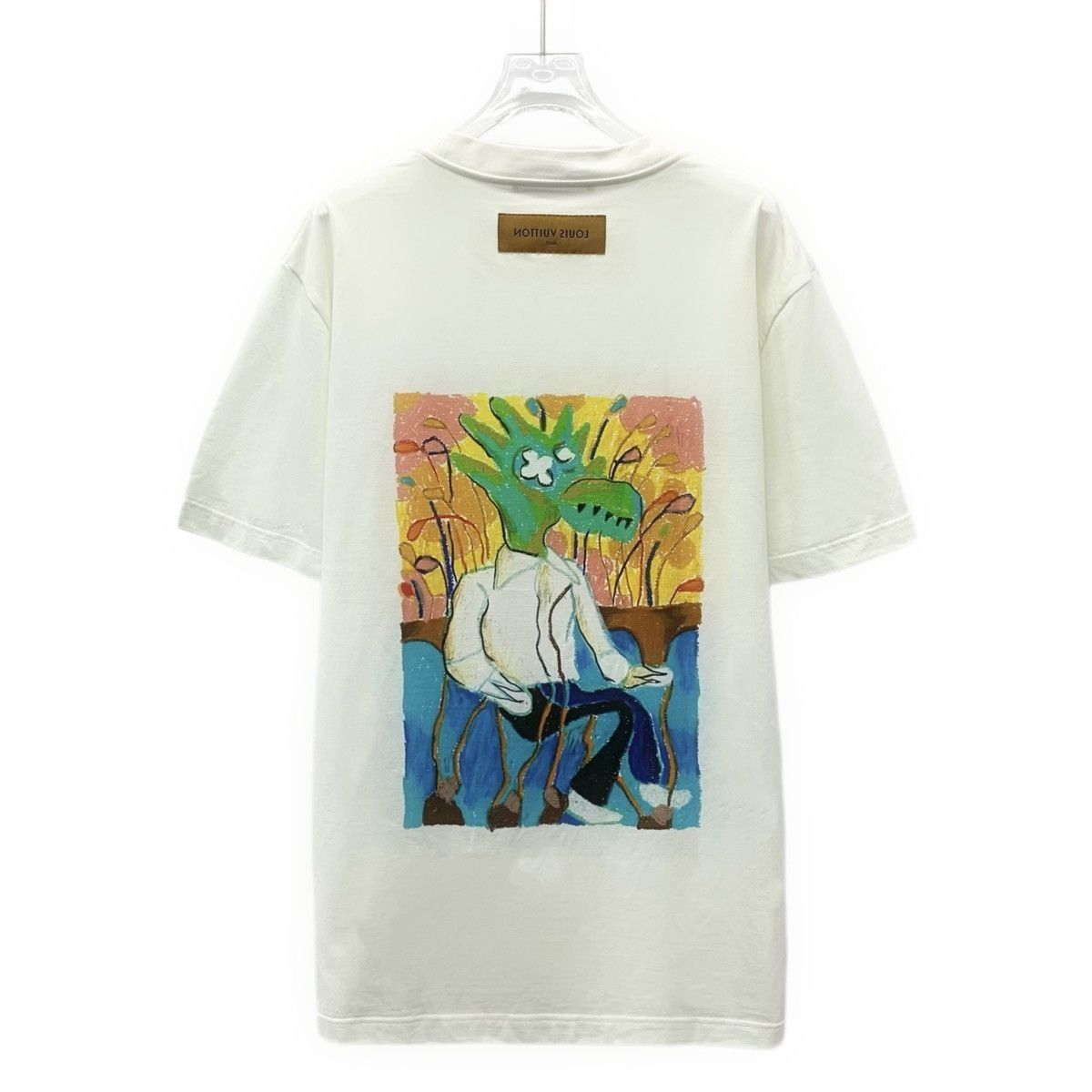 Louis Vuitton White Short-Sleeve Graphic T-Shirt Size US L / EU 52-54 / 3 - 2 Thumbnail