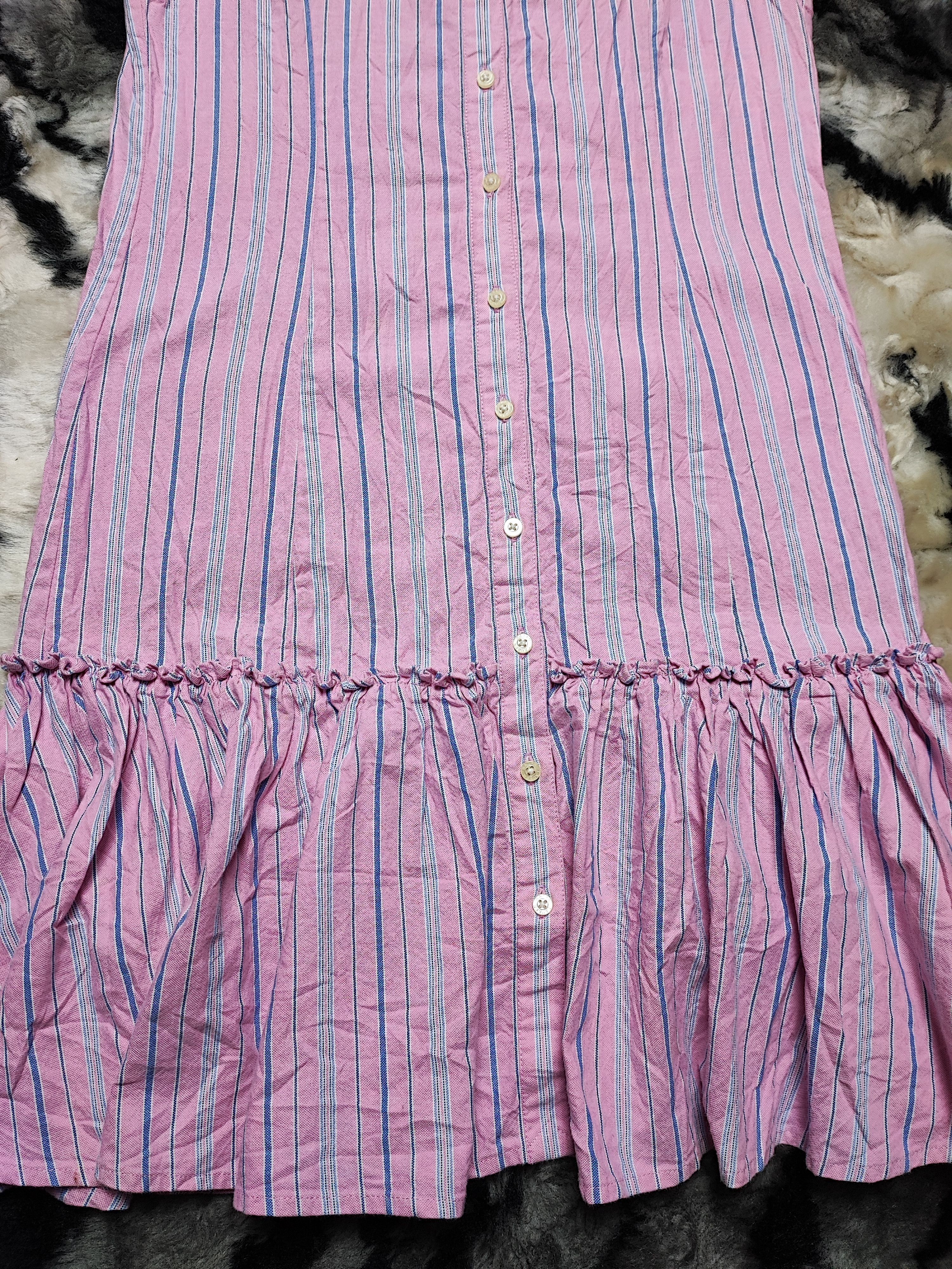 Polo Ralph Lauren MINI DRESS PINK STRIPE Ralph Lauren Size XXS / US 00 / IT 34 - 3 Thumbnail