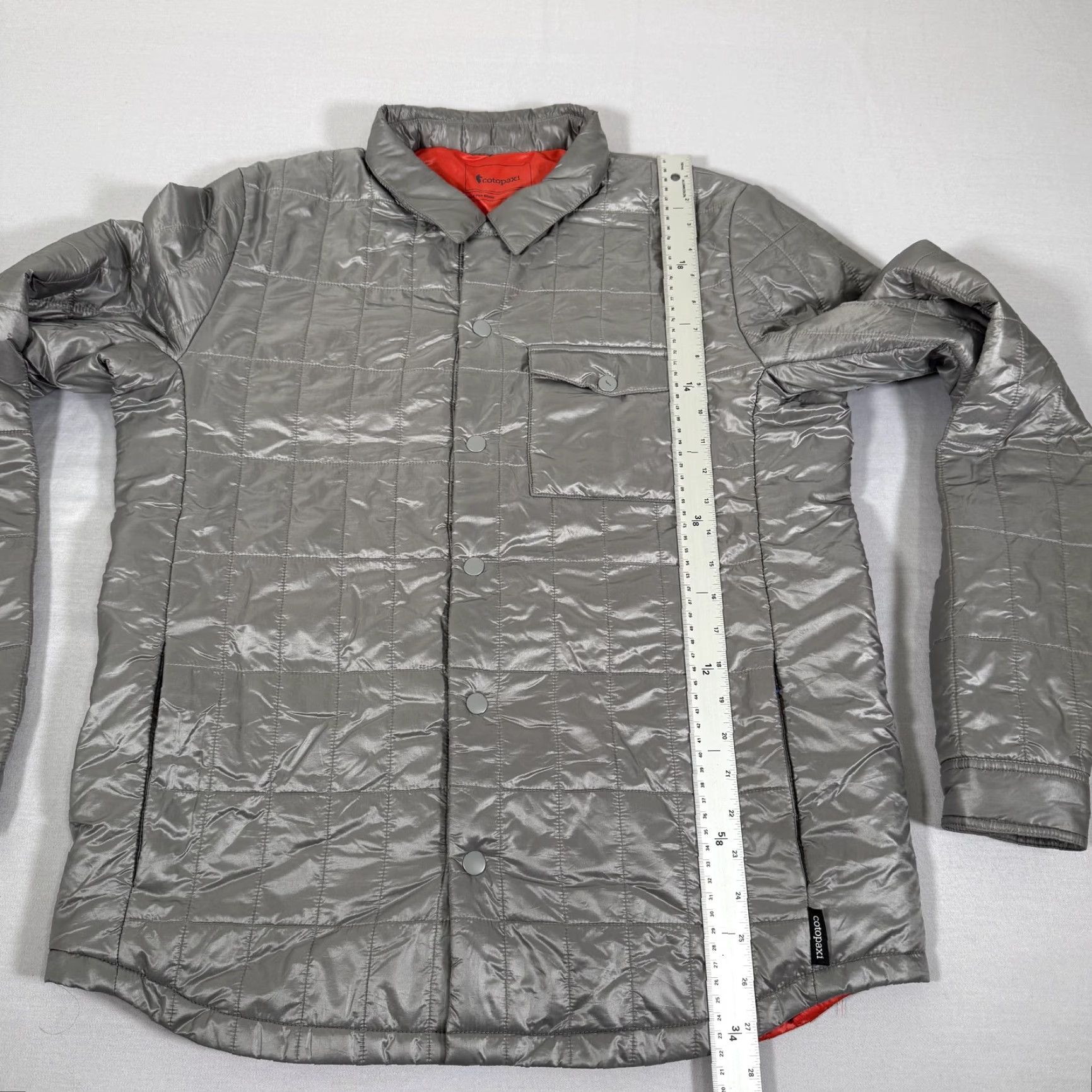 Cotopaxi Cotopaxi Jacket Mens M Gray Kusa Shirt Llama Puffer Insulated Snap Front Quilted Logo Pockets Outdoor 50% Llama Fiber 80g Shacket - Shirt Jacket Mens Size US M / EU 48-50 / 2 - 5 Thumbnail
