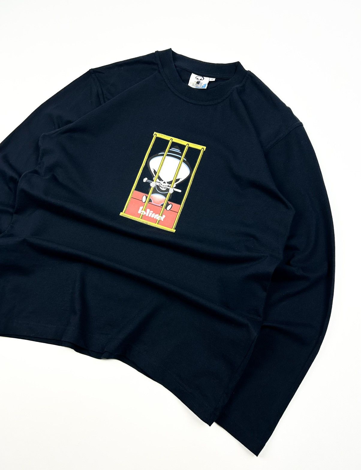 Blind Skateboards × JNCO × Vintage Vintage Blind Skateboards Reaper Long Sleeve 90s Y2k Size US L / EU 52-54 / 3 - 3 Thumbnail