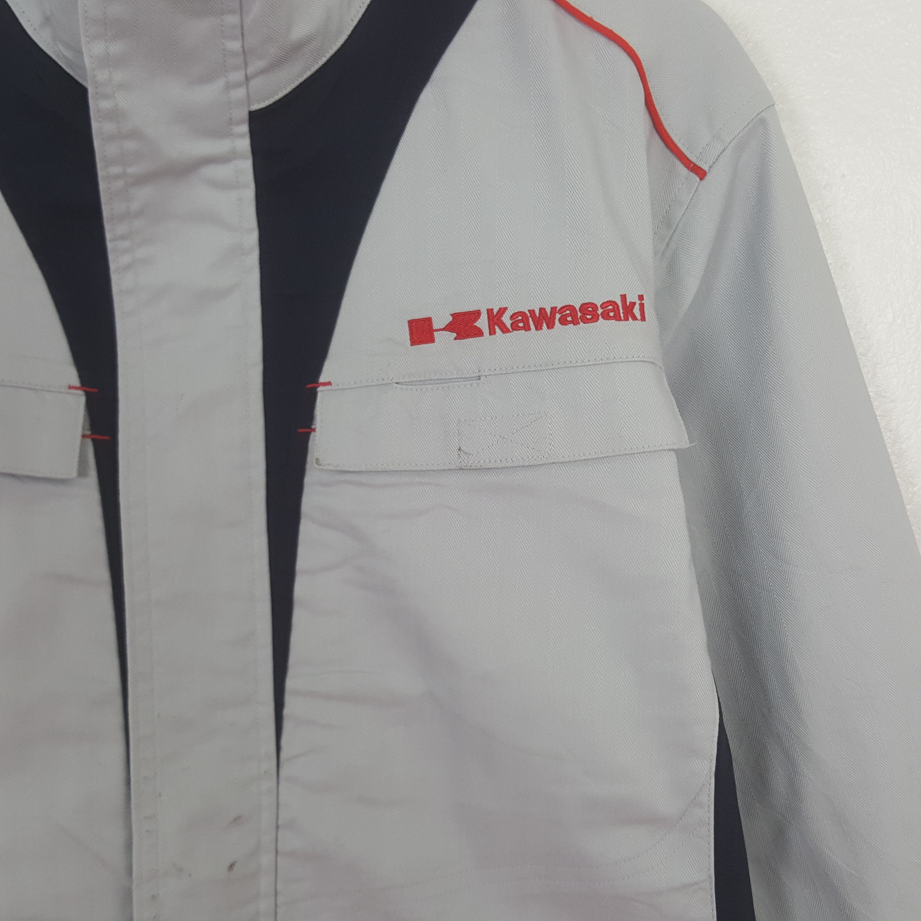 Japanese Brand Vintage Kawasaki Worker Uniform Jacket Size US L / EU 52-54 / 3 - 2 Thumbnail