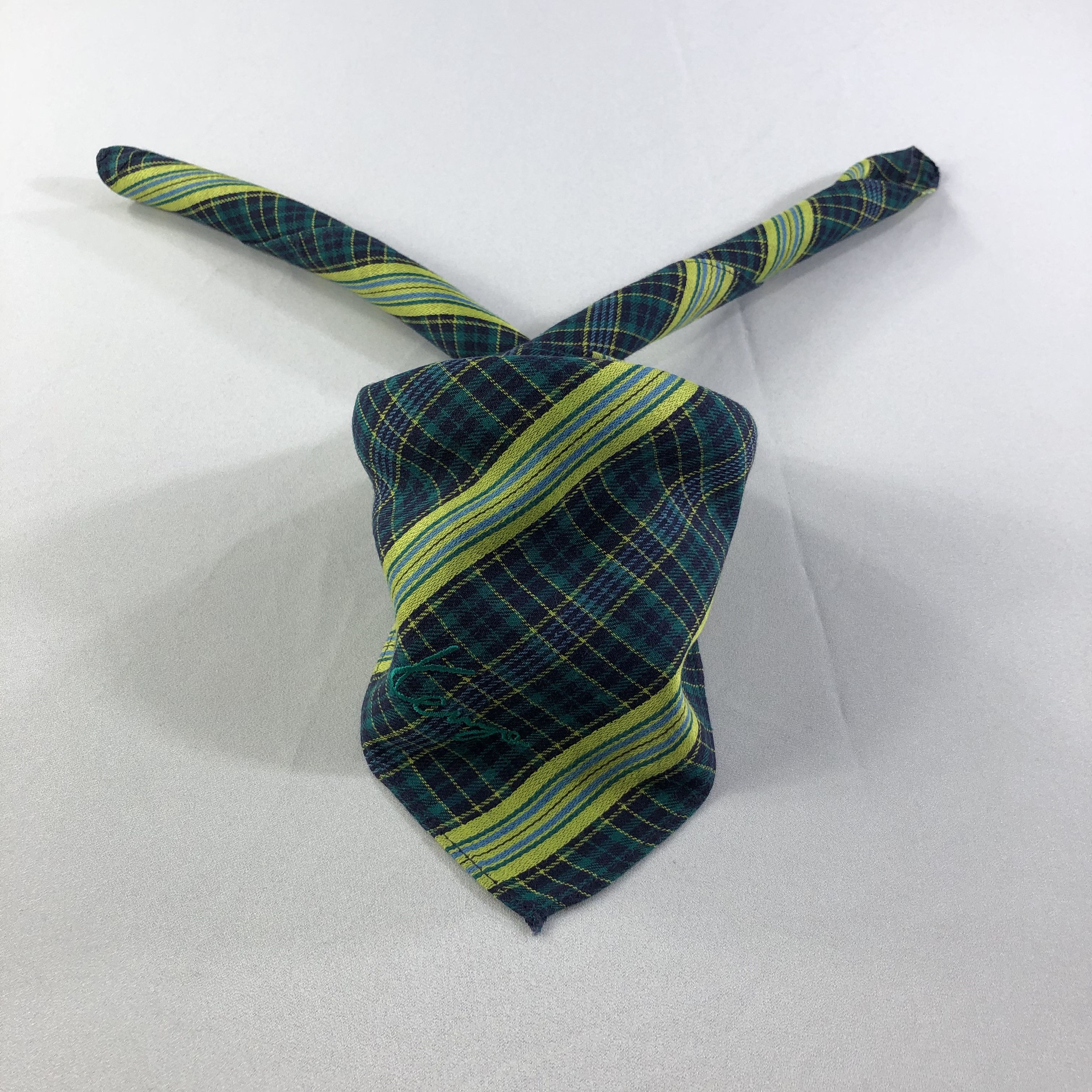 Kenzo Kenzo Neon Color Handkerchief Neckerchief Bandana H2224 Size ONE SIZE - 1 Thumbnail