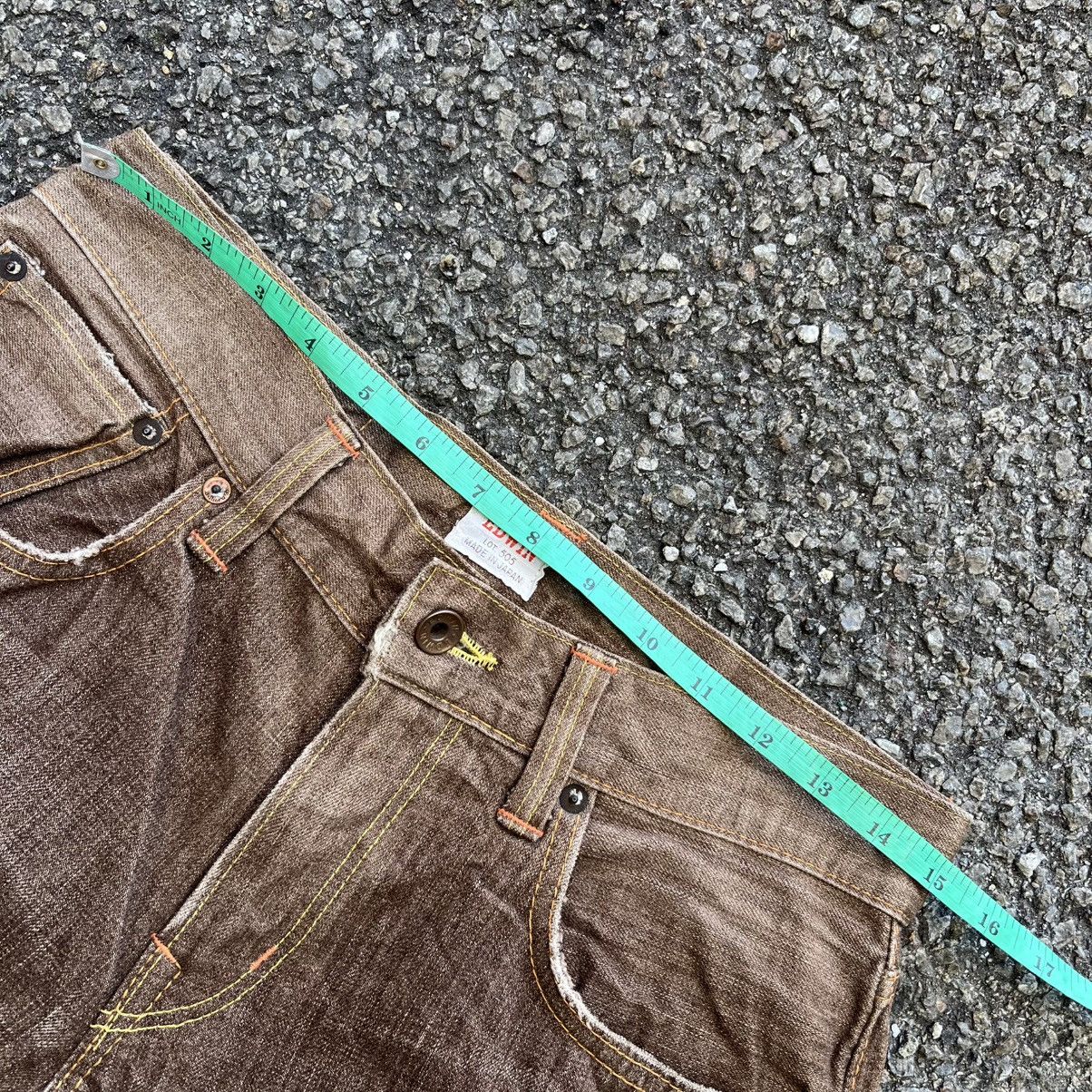 Edwin Vintage Edwin 505ZX Selvedge Jeans Faded Denim Red Line Pant Size US 29 - 6 Thumbnail