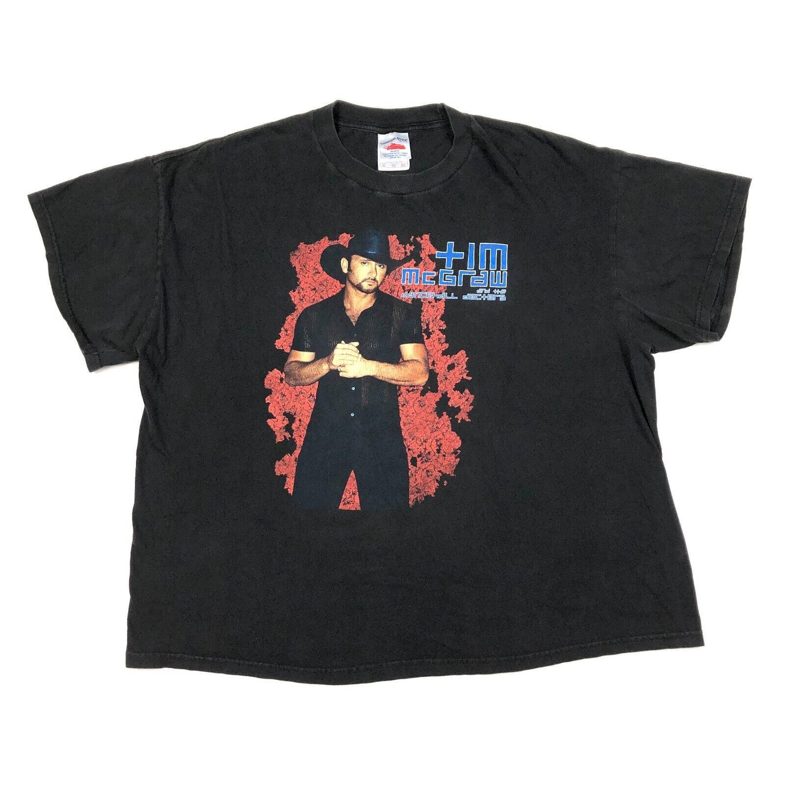 Vintage 2003 Tim McGraw Country Music Tour Tee T Shirt Black Size XL Size US XL / EU 56 / 4 - 1 Thumbnail