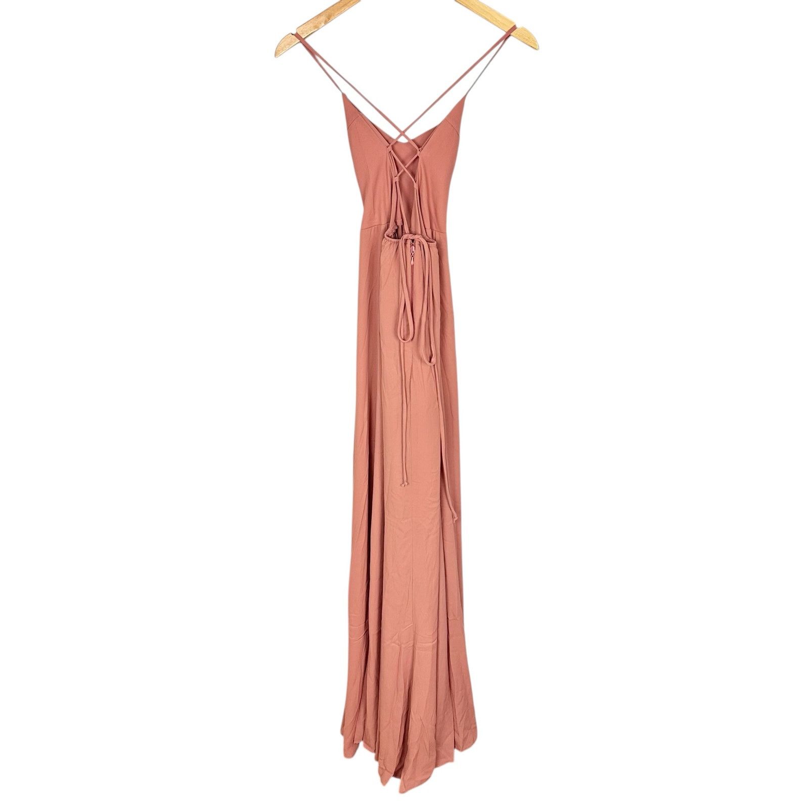 NWT Show Me Your Mumu Rustic Mauve Goddess Maxi Dress 2XS