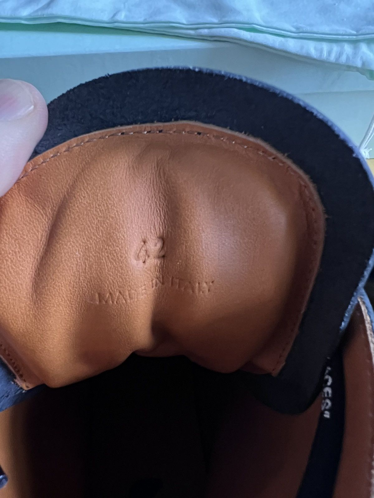 Off-White NIB $1.1K Sponge-Sole Army/Combat Boots, Italy SEND OFFERS Size US 9 / EU 42 - 18 Thumbnail