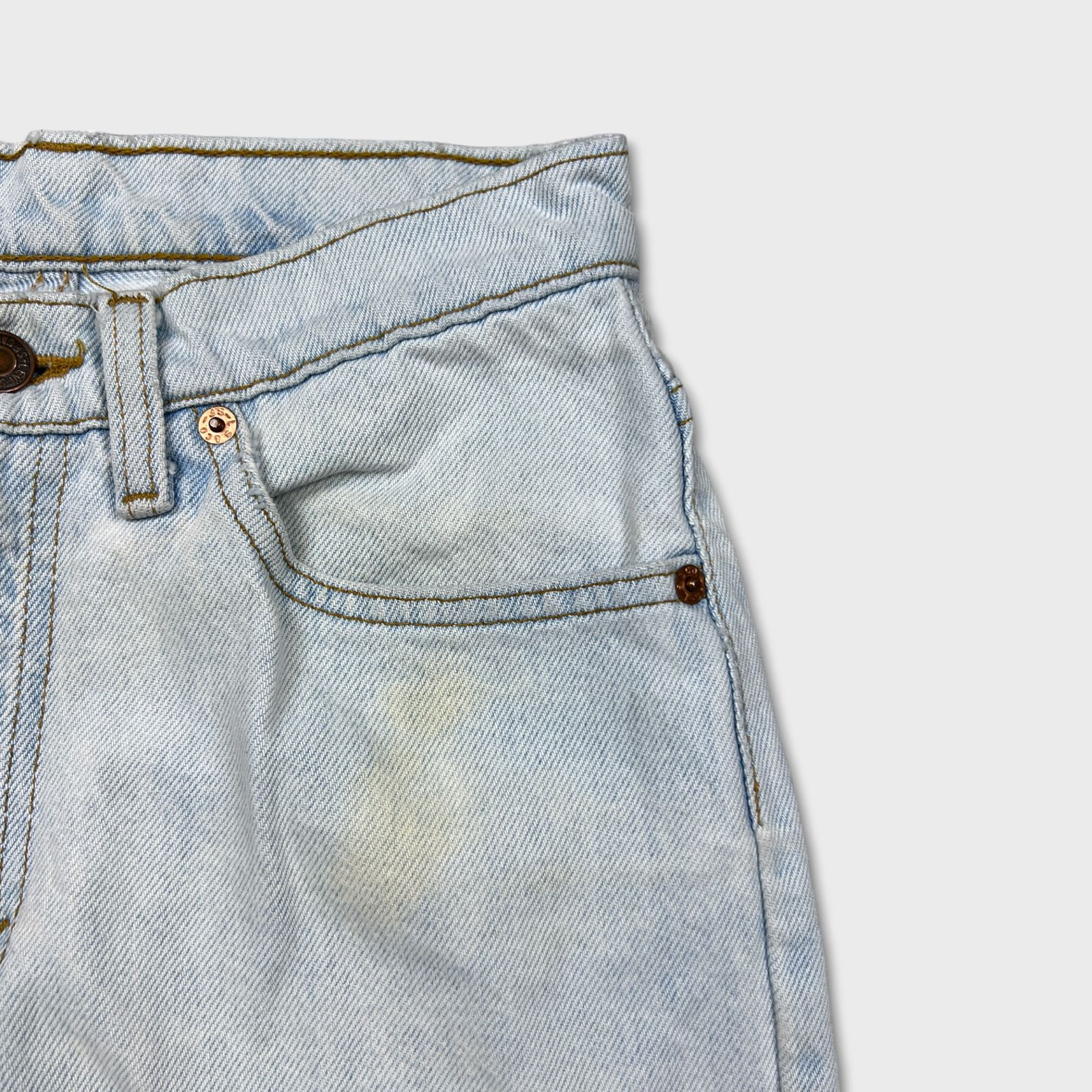 Levi's × Vintage Vintage Levi's 512 Jeans 24x30 Slim Fit Taper Denim 90s Pant Size 24" / US 00 / IT 34 - 3 Thumbnail