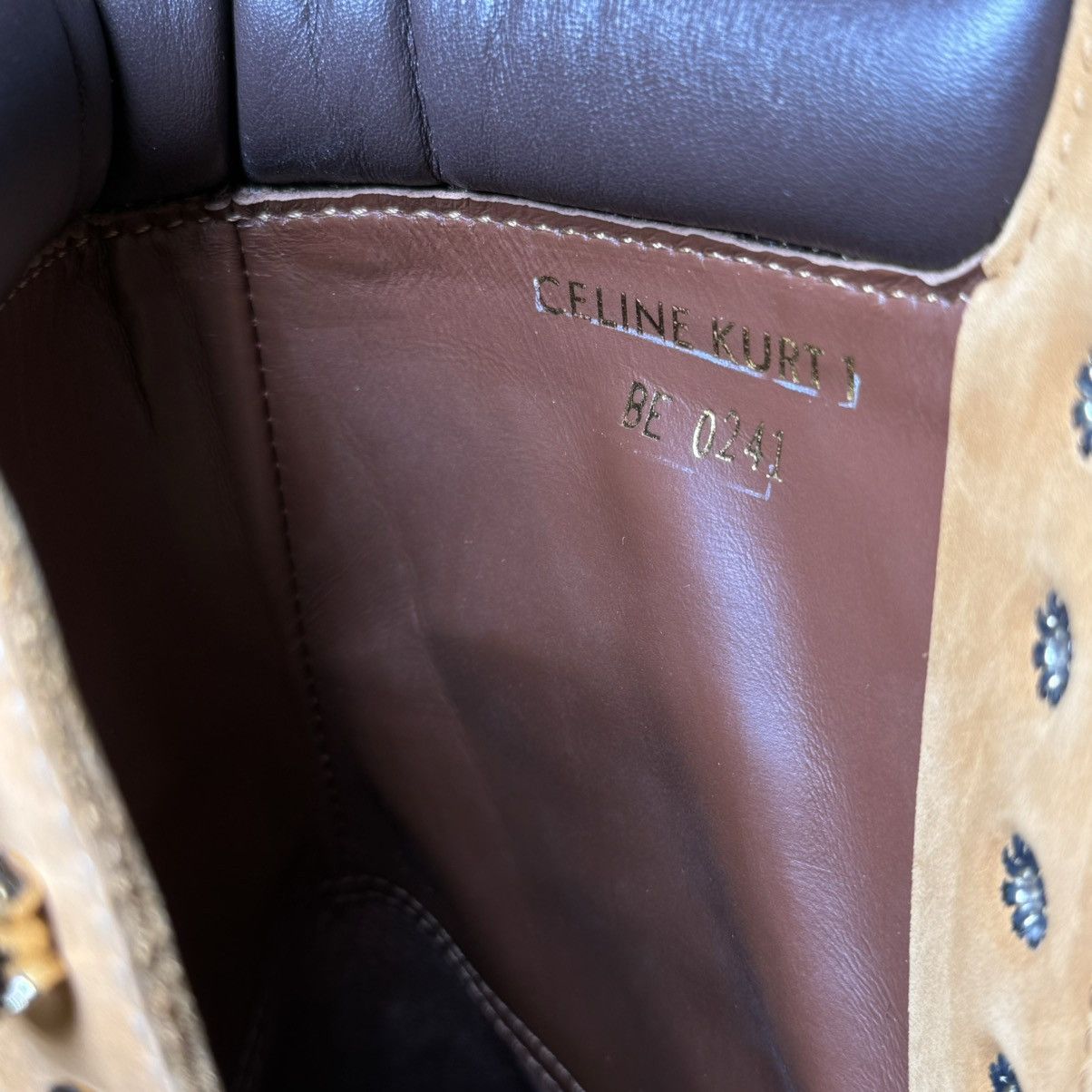 Celine × Hedi Slimane CELINE HOMME “FW21 KURT HIGH LACE-UP BOOT 35” Size US 8.5 / EU 41-42 - 10 Thumbnail