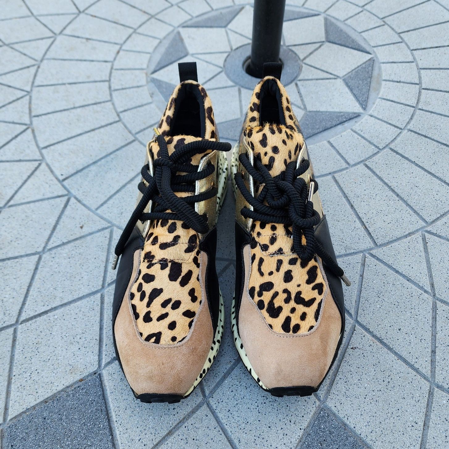 Steve Madden Steve Madden Cliff Cheetah Print Wedge Fashion Sneakers 8 Size US 8 / IT 38 - 4 Thumbnail