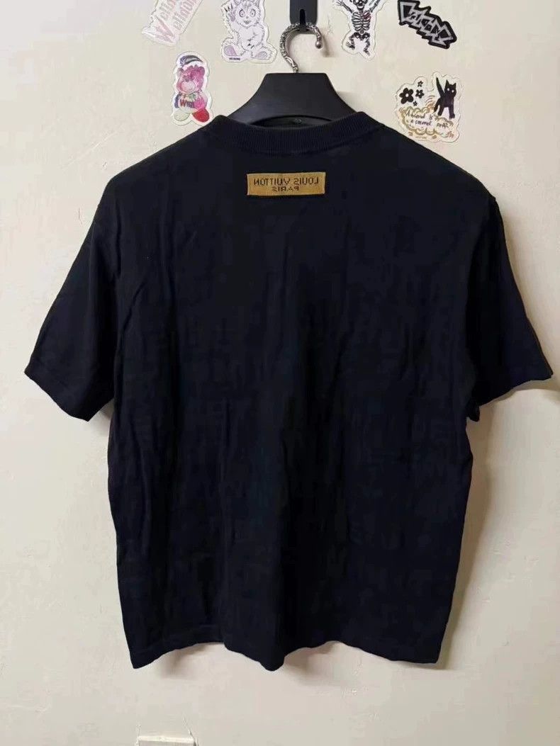Louis Vuitton louis vuitton black short sleeve tee-2508 Size US M / EU 48-50 / 2 - 2 Thumbnail