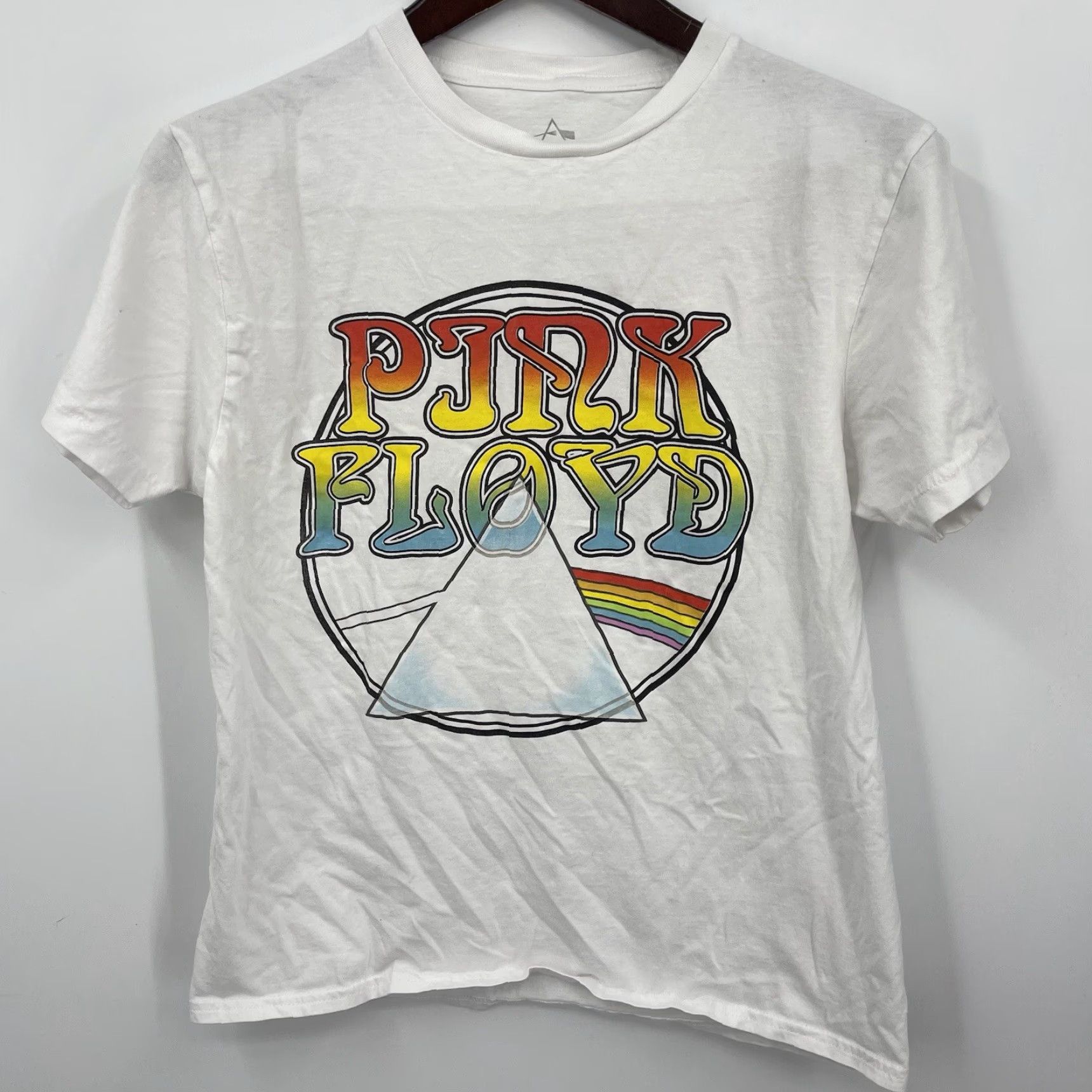 Vintage Pink Floyd Shirt Goodie Two Sleeves Graphic Tee Prism White Adult Medium Womens Size M / US 6-8 / IT 42-44 - 3 Thumbnail