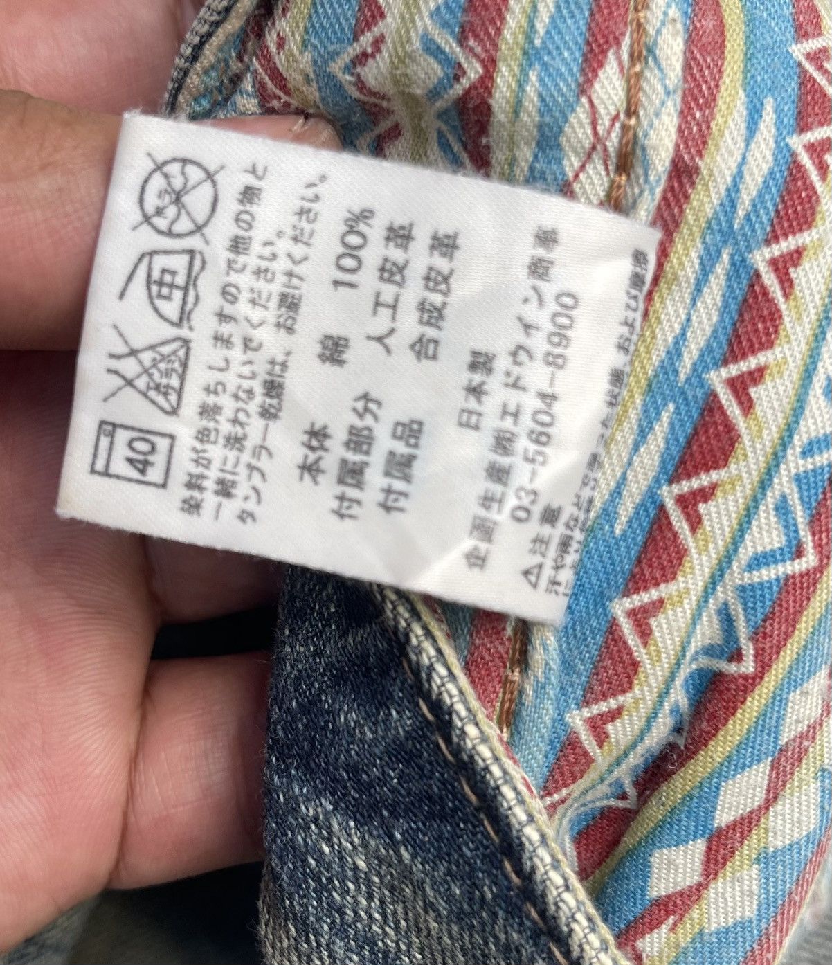 Edwin Edwin Vintage Denim Jeans Western Zipper Pocket Design Size US 34 / EU 50 - 7 Thumbnail