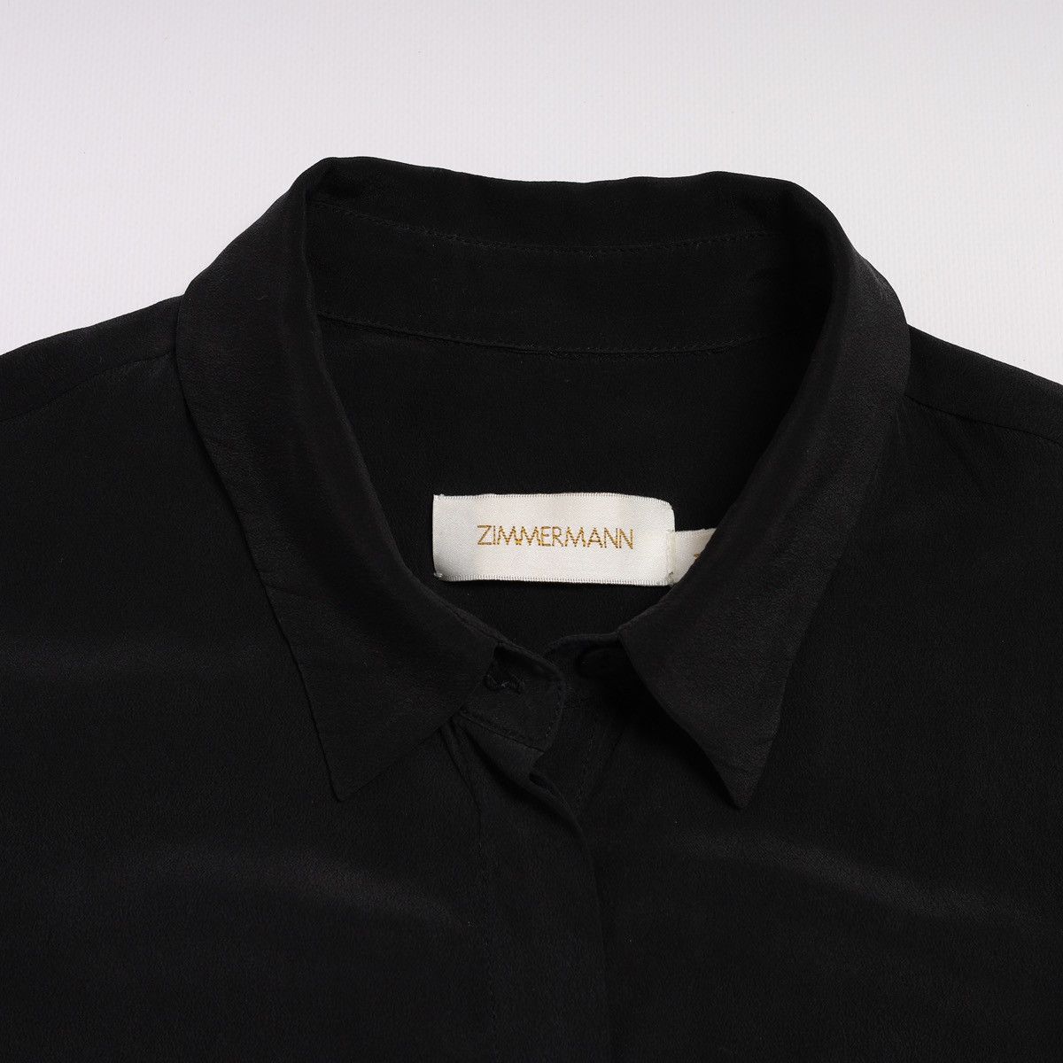 Zimmermann Zimmermann Washed Silk Black Top Shirt Size M / US 6-8 / IT 42-44 - 10 Thumbnail