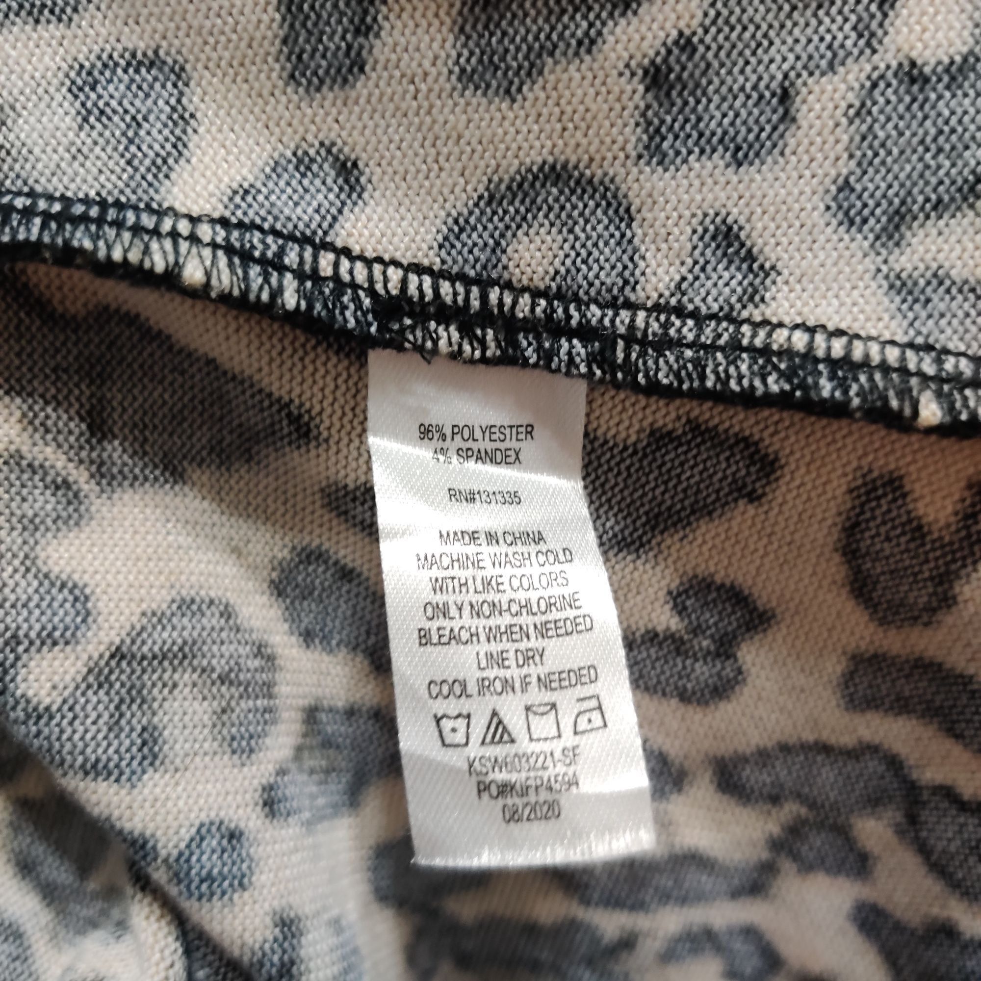 Other Nine Britton S Leopard Print Blouse Long Sleeve Crew Neck Fr Size S / US 4 / IT 40 - 8 Thumbnail