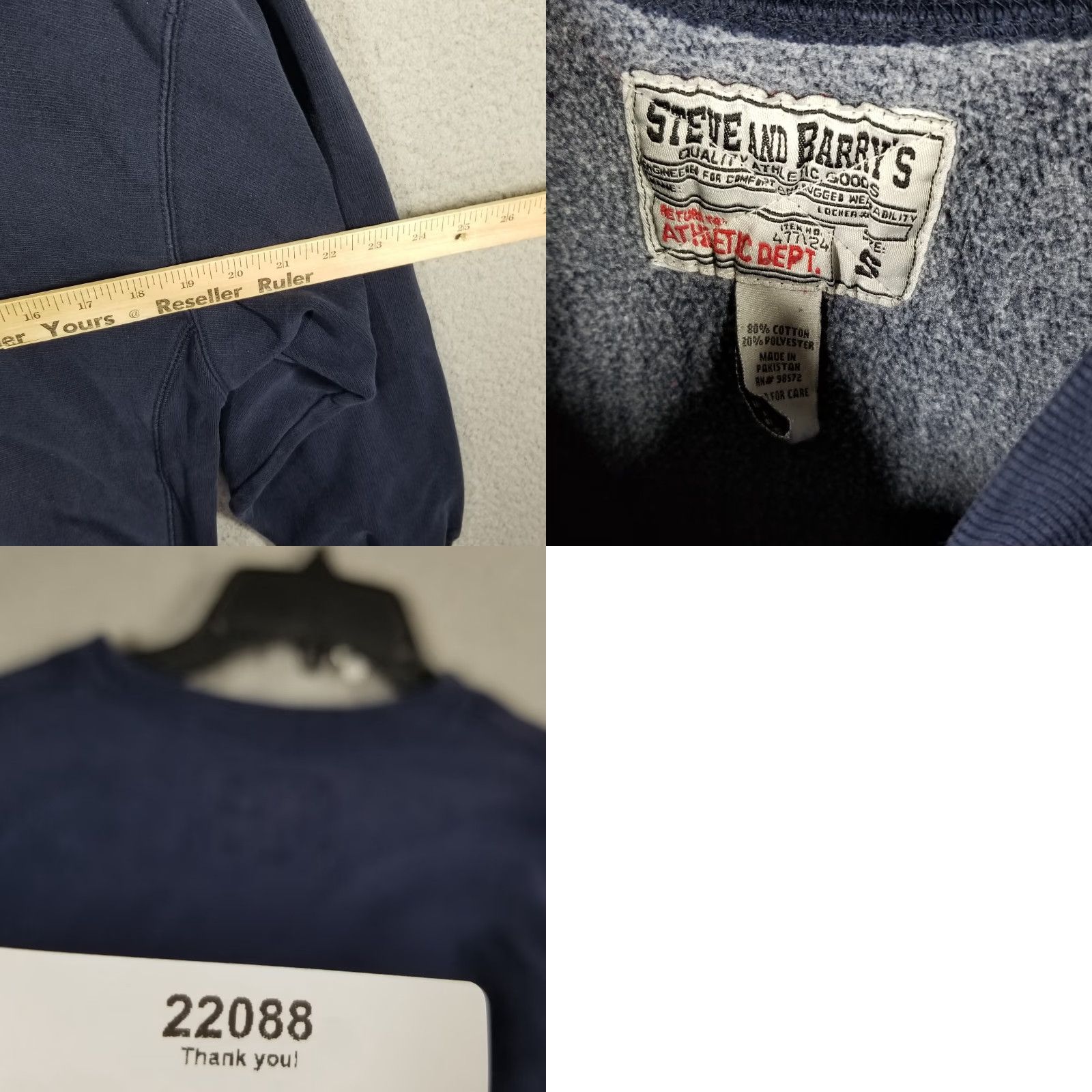 Vintage Y2K University Of Michigan Men S Grunge Sweatshirt Crew Neck Steve and Barrys Size US S / EU 44-46 / 1 - 8 Thumbnail