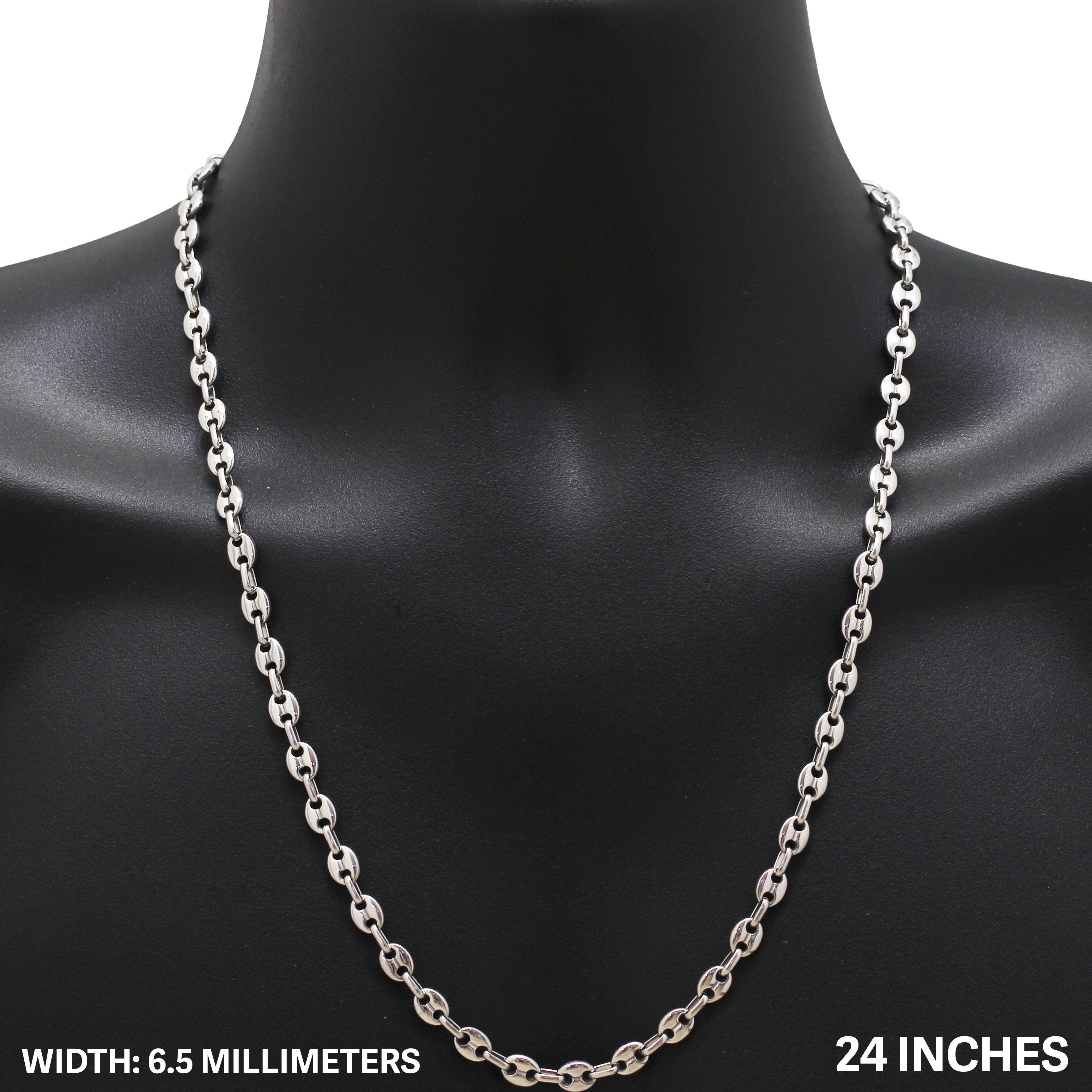Other 316L Stainless Steel 6.5mm Mariner Chain Necklace 24” Size ONE SIZE - 1 Thumbnail