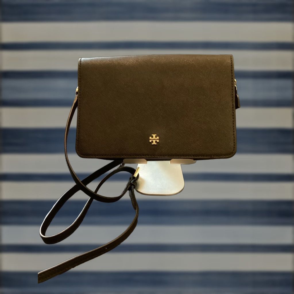 Tory Burch Tory Burch Emerson Crossbody Bag Chelsea Black Medium Women Size ONE SIZE - 1 Thumbnail