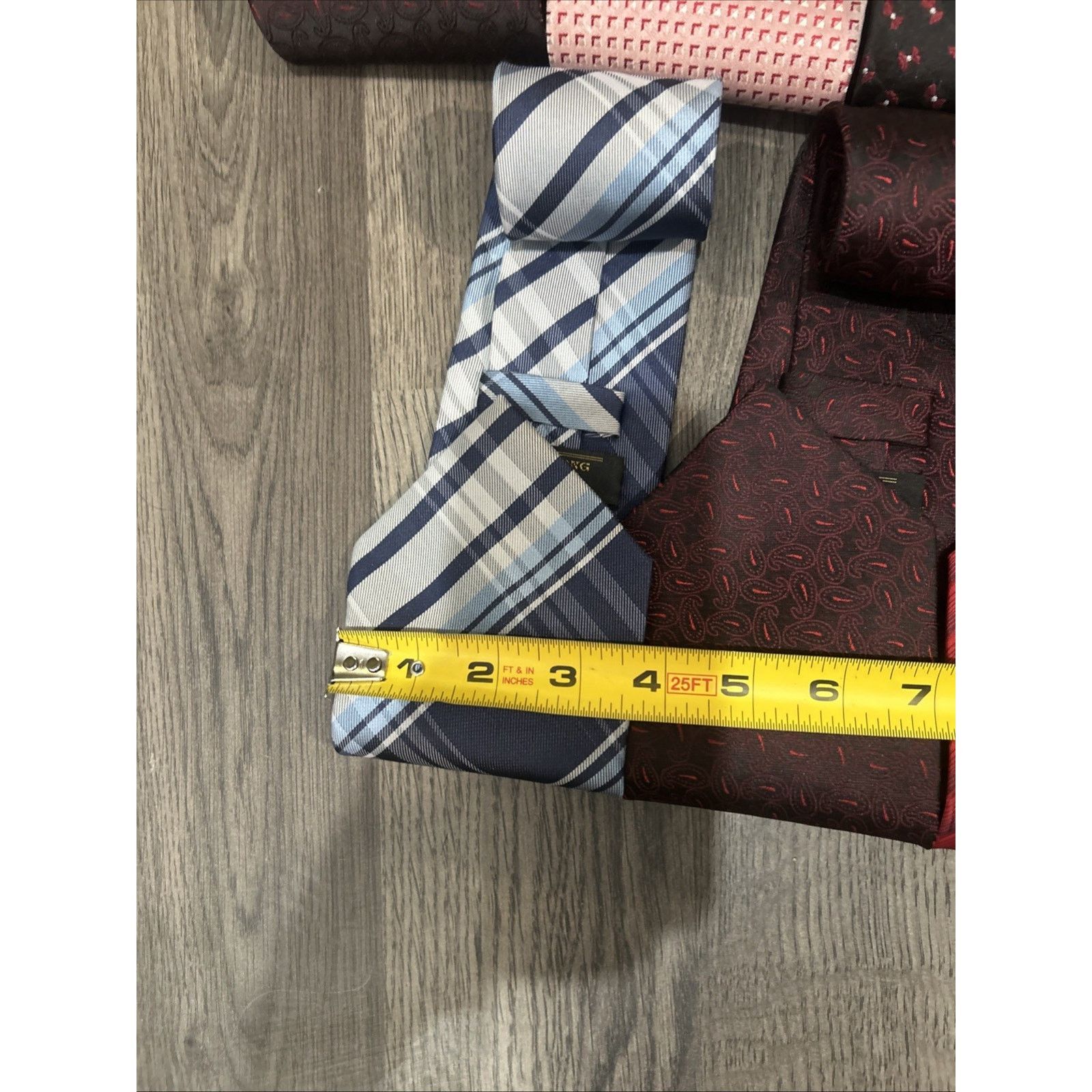 Kai Lot Of 21 Kai Long 100% Silk Ties Various Colors & Patterns Size ONE SIZE - 24 Thumbnail