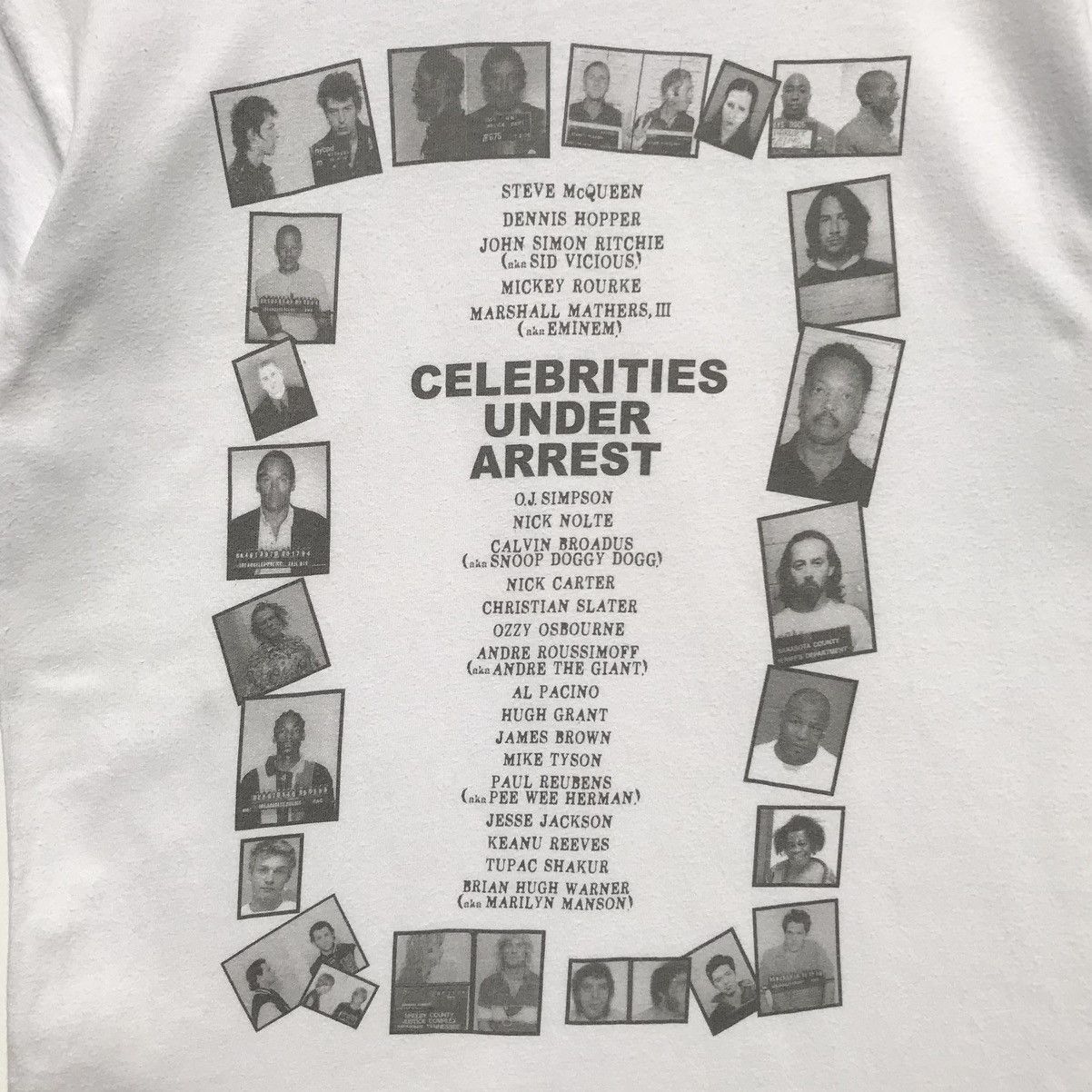Vintage Vintage Celebrities Under Arrest Shirt Size US S / EU 44-46 / 1 - 9 Thumbnail