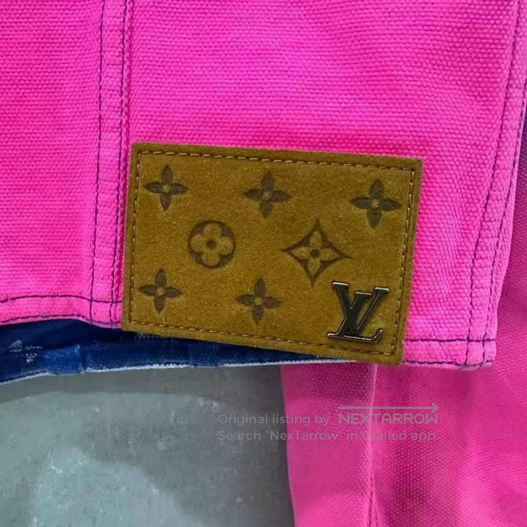Louis Vuitton louis vuitton blue pink gradient denim jacket. Size L / US 10 / IT 46 - 5 Thumbnail
